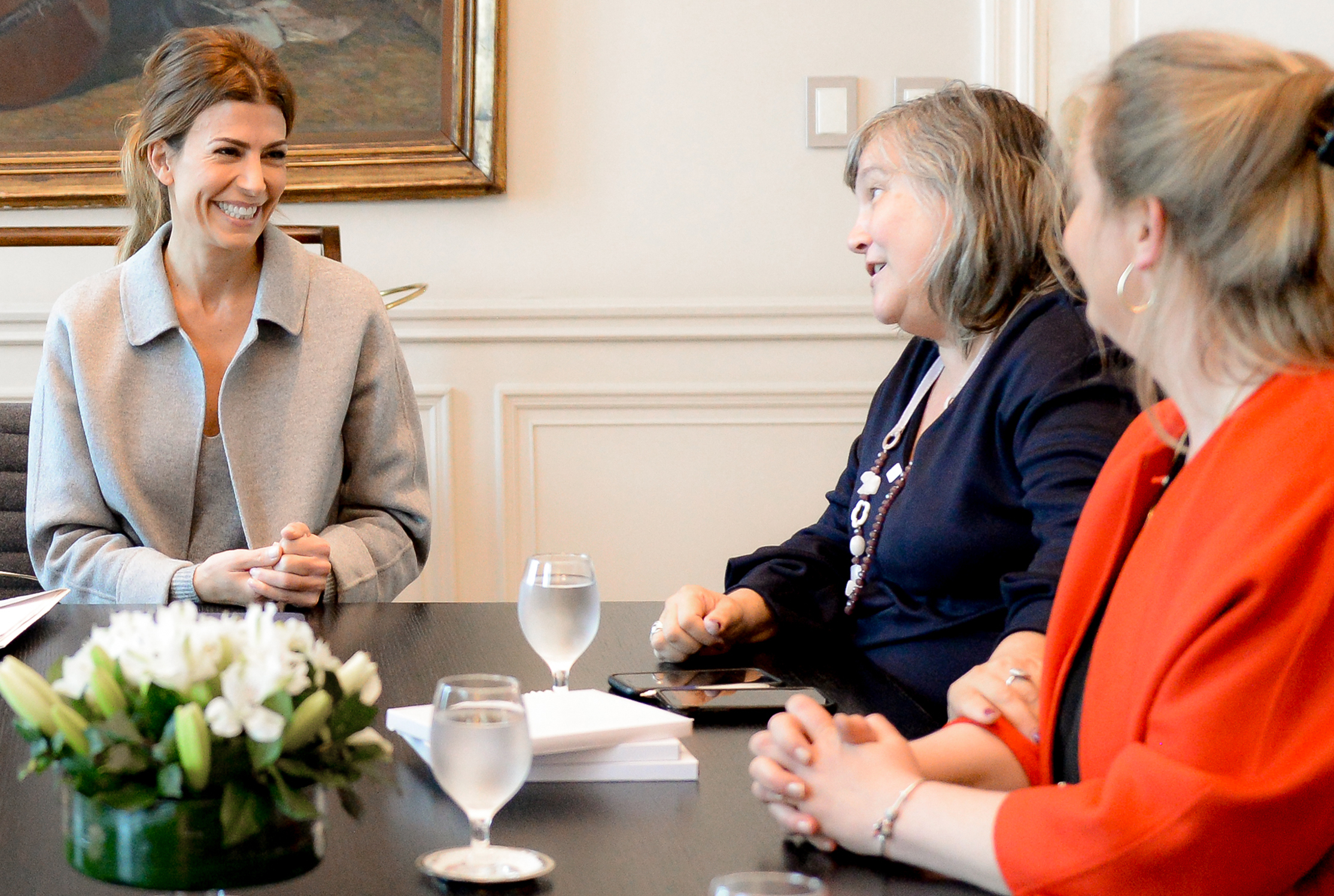 Juliana Awada recibió en la Casa Rosada a la directora regional de ONU Mujeres