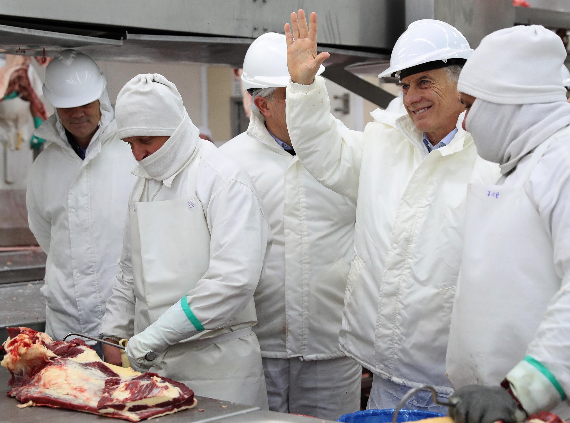 El presidente Macri visitó en Entre Ríos un frigorífico líder en exportación