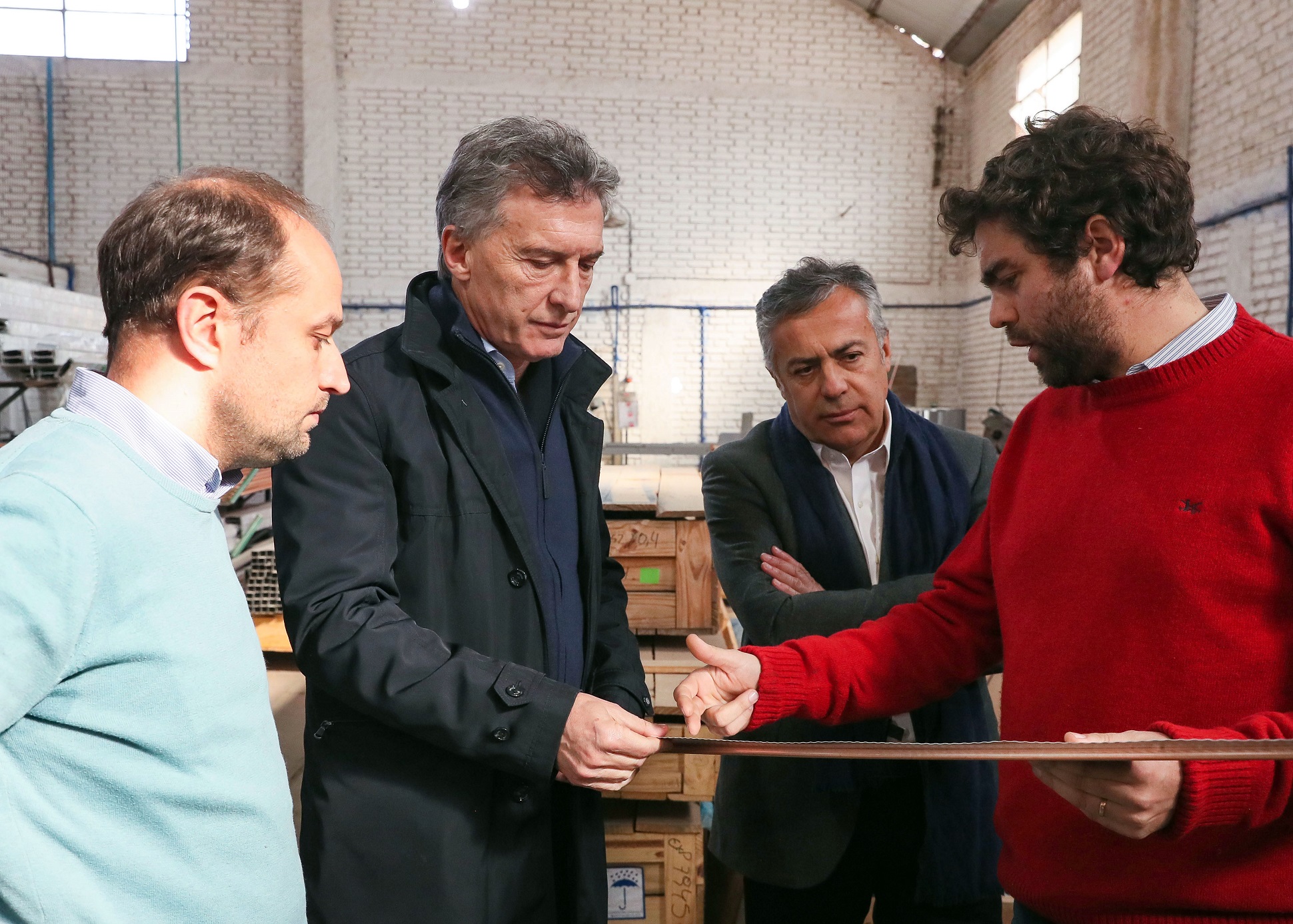El presidente Macri visitó la sede de la empresa ENERGE