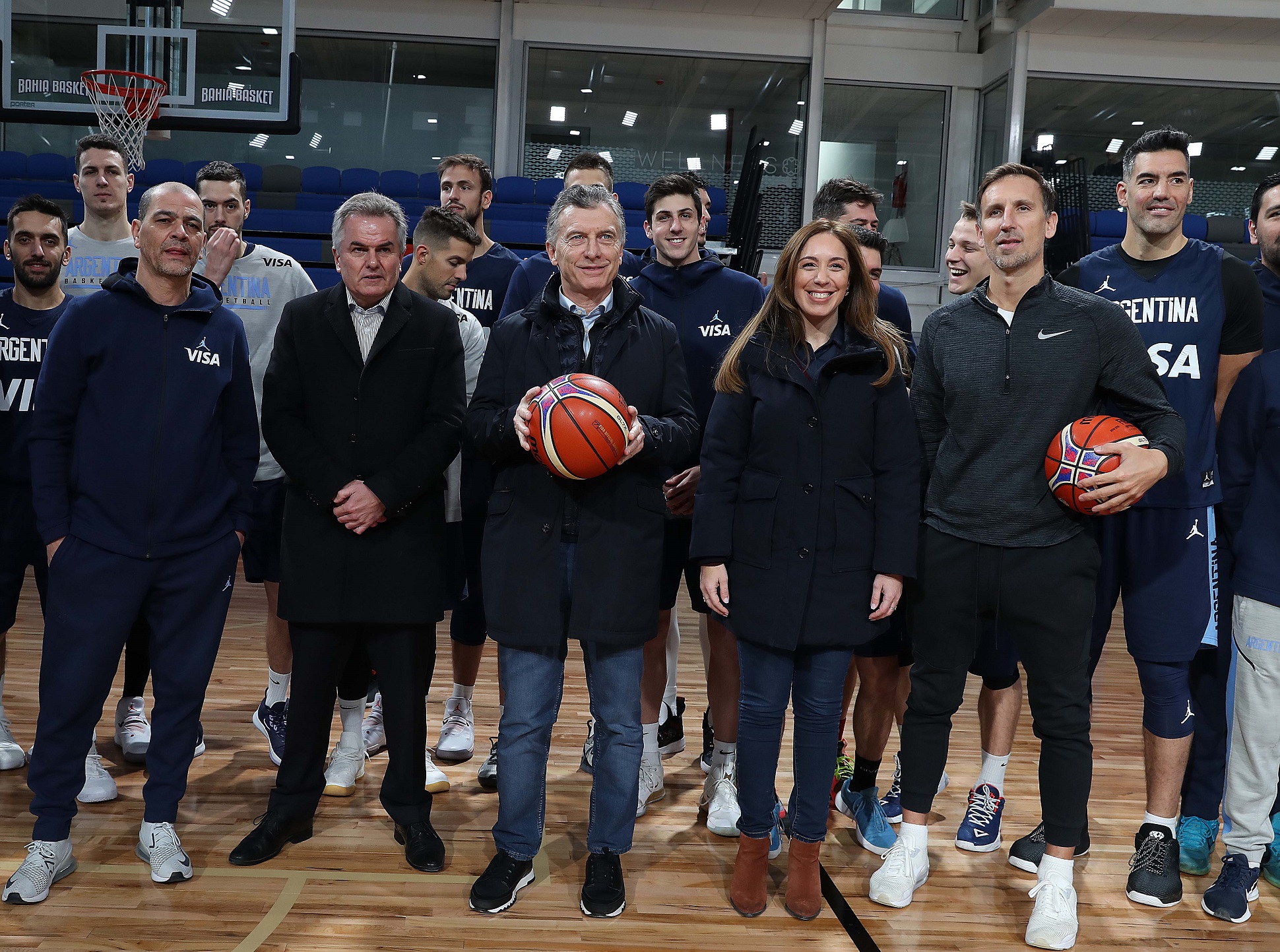 El presidente Macri visitó un centro de entrenamiento de alto rendimiento deportivo en Bahía Blanca