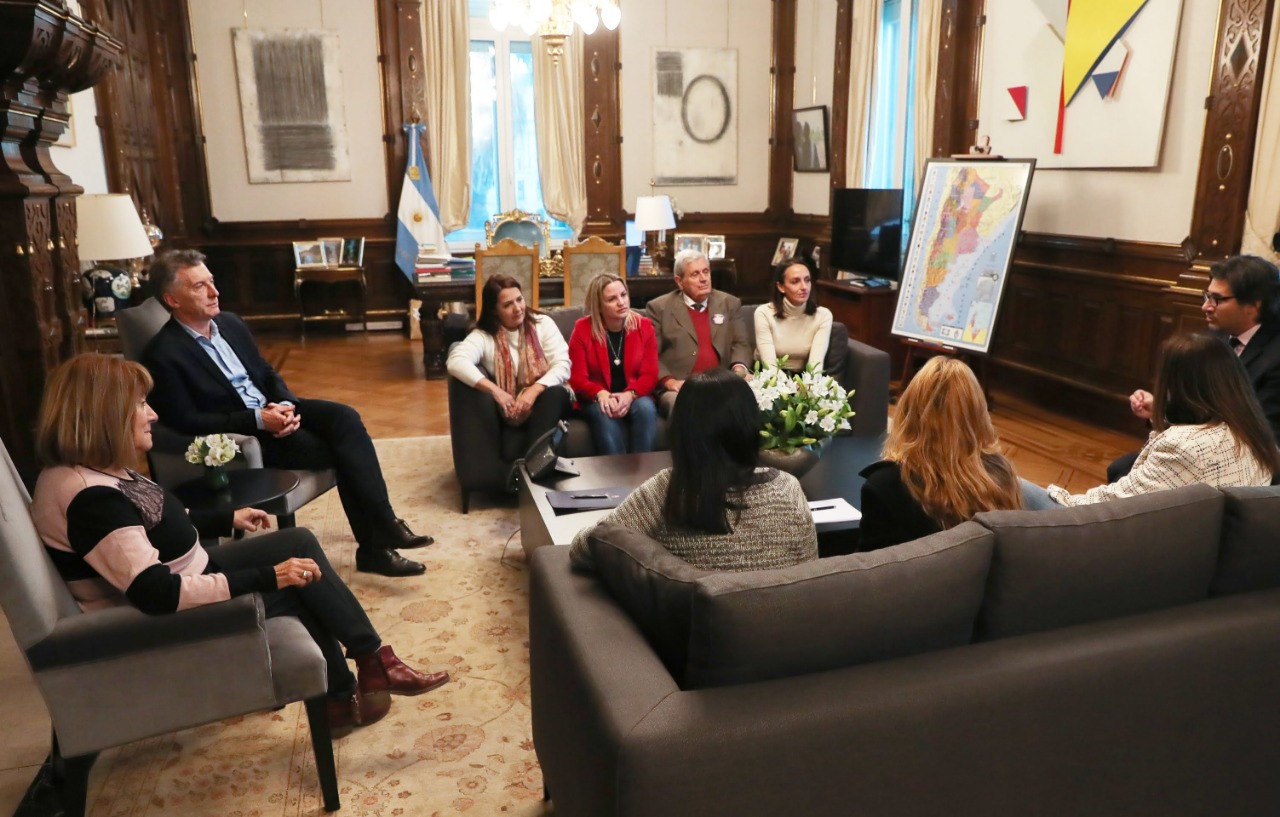El presidente Macri recibió a miembros del Observatorio de Víctimas de Delitos