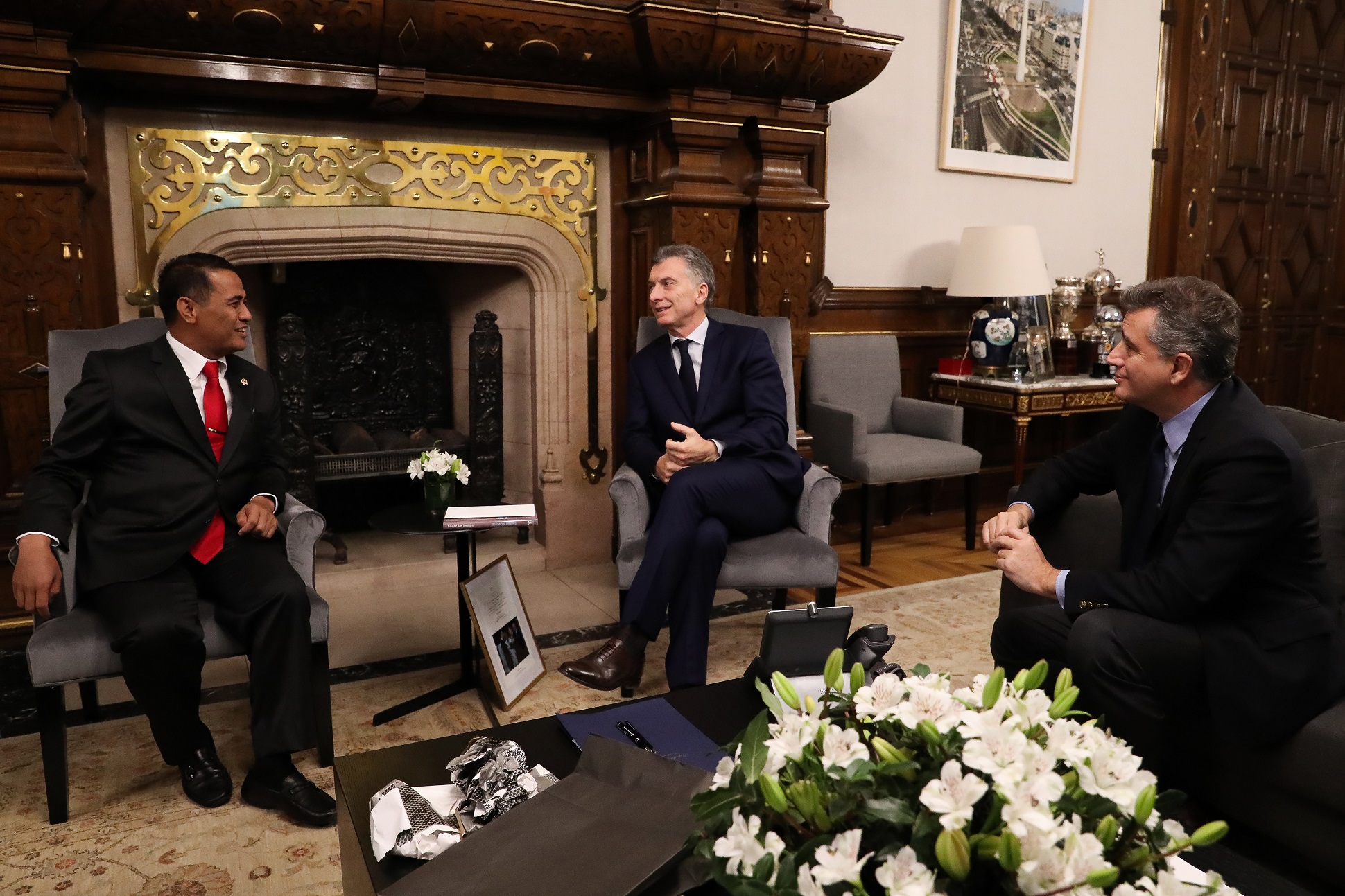 El presidente Macri recibió al ministro de Agricultura de Indonesia