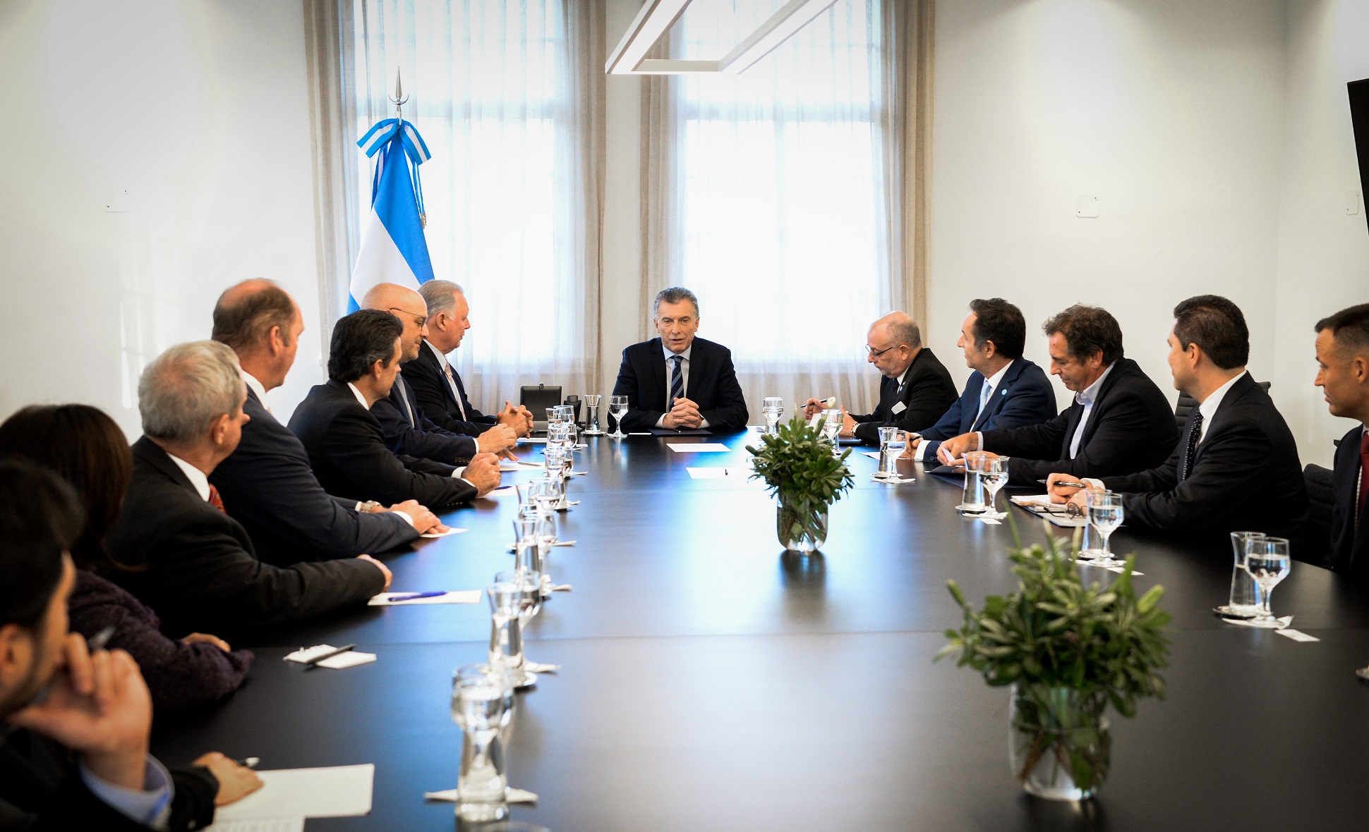 El presidente Macri recibió a congresistas de los Estados Unidos