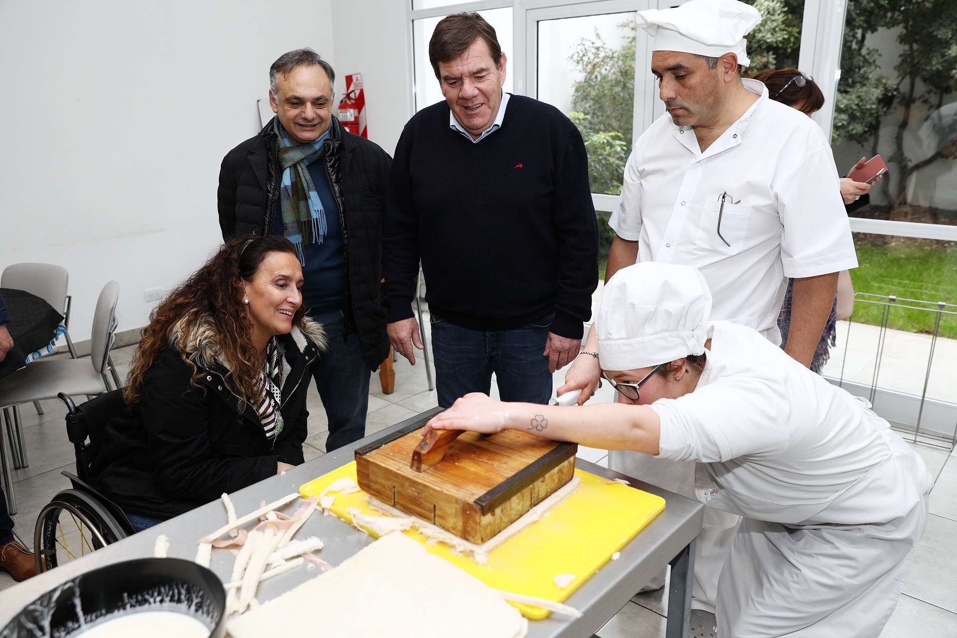 Michetti visitó Mar del Plata