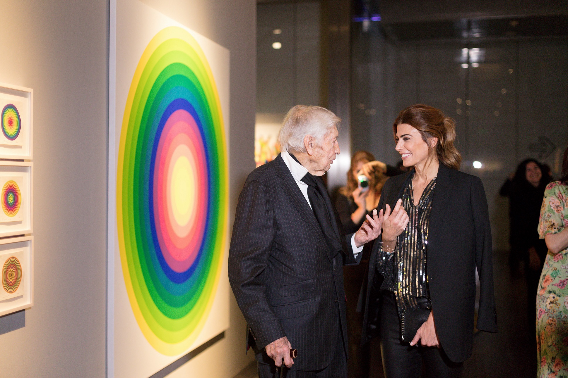 Juliana Awada asistió a la apertura de la muestra “Julio Le Parc. Un visionario”