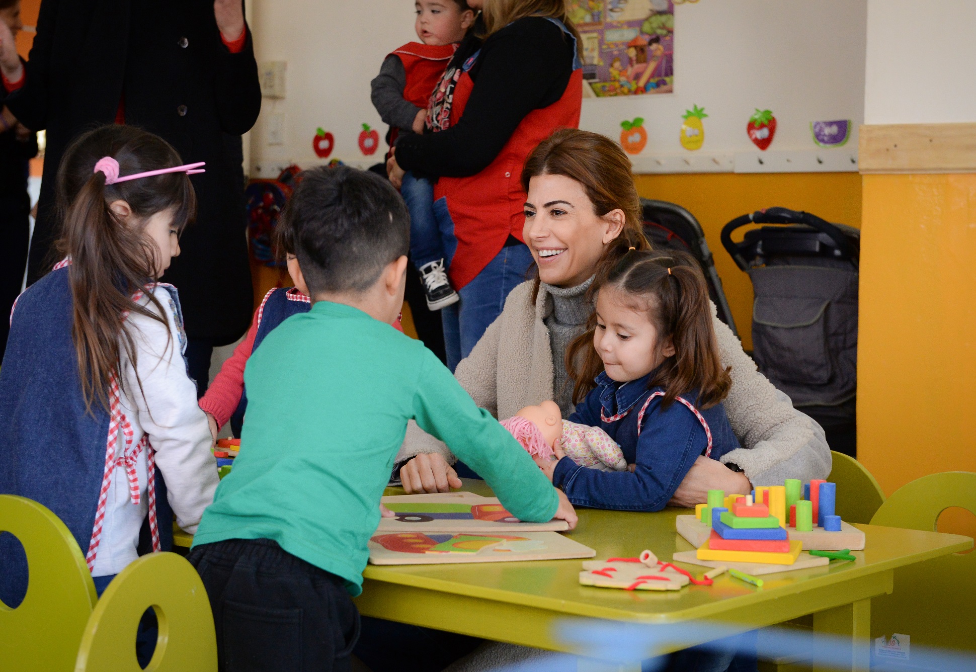 Awada y Macri visitaron un EPI en San Luis