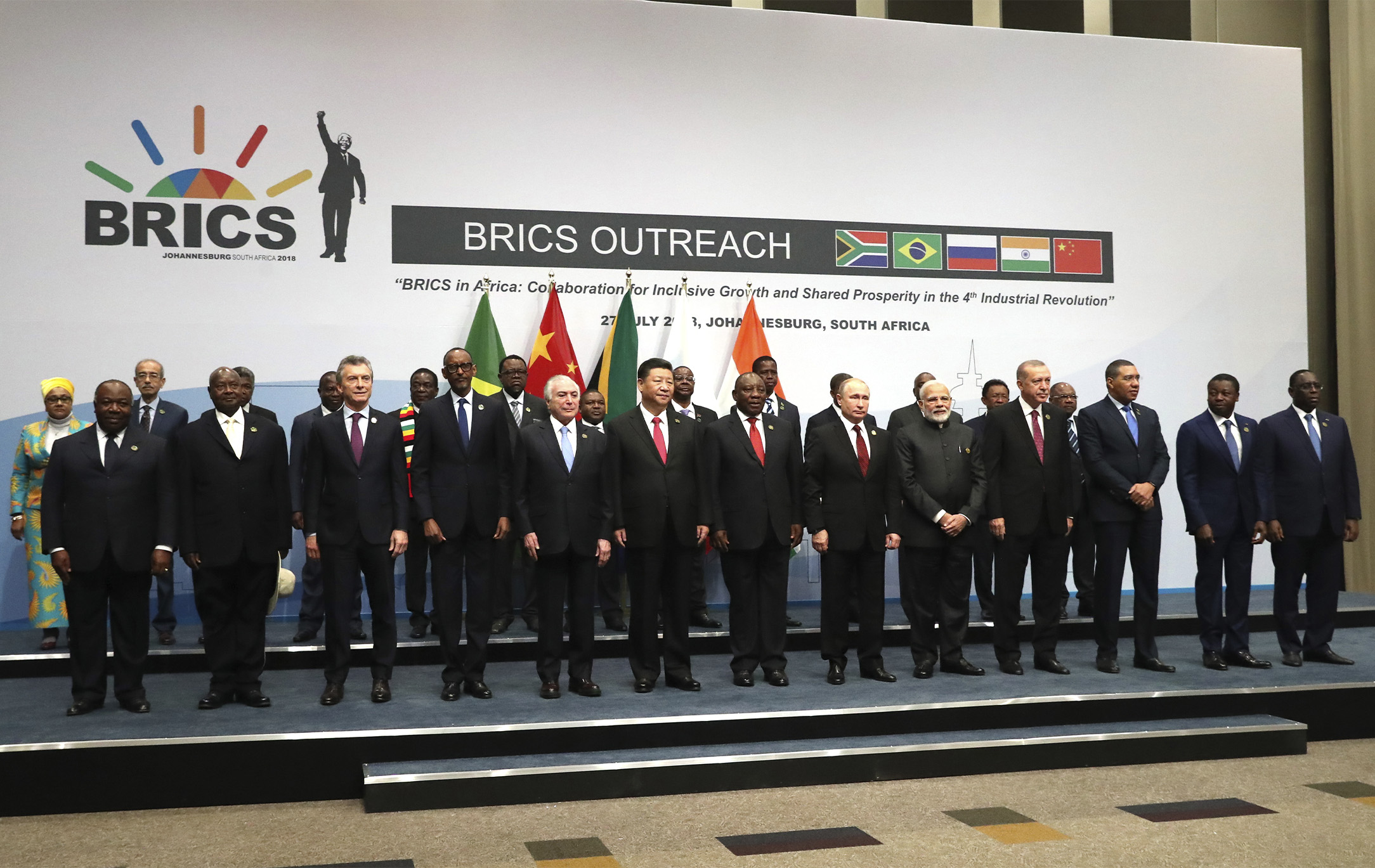 President Macri at 10th BRICS Summit: “We are taking the G20 presidency forward with a vision from the South, aiming to transmit the voice of a whole region”
