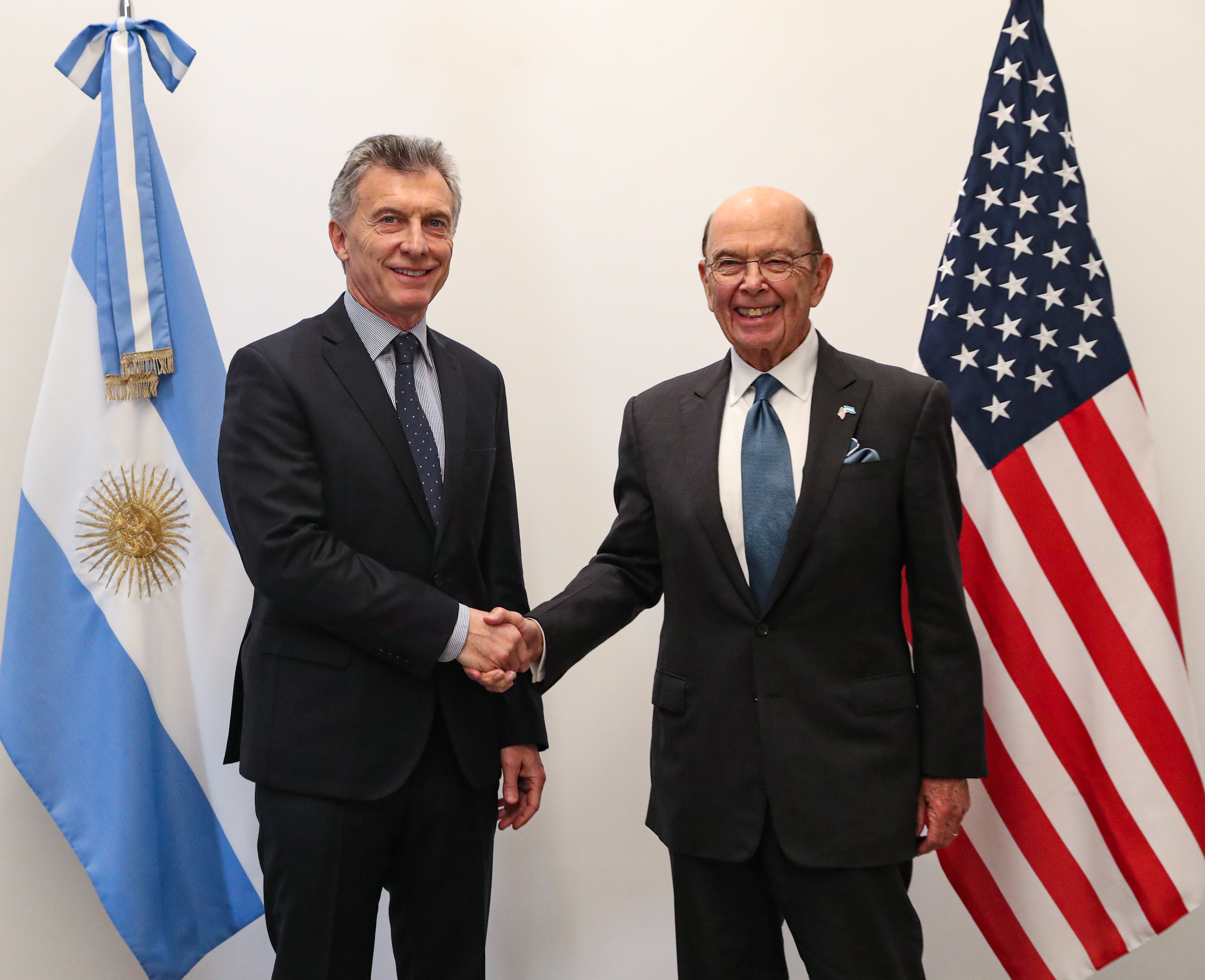 Macri recibió en Olivos al secretario de Comercio de Estados Unidos