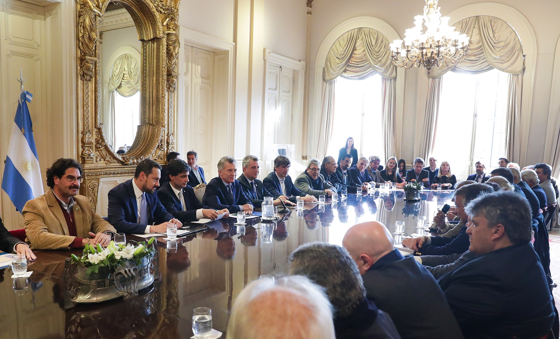 Macri recibió a representantes de la Mesa de Carnes