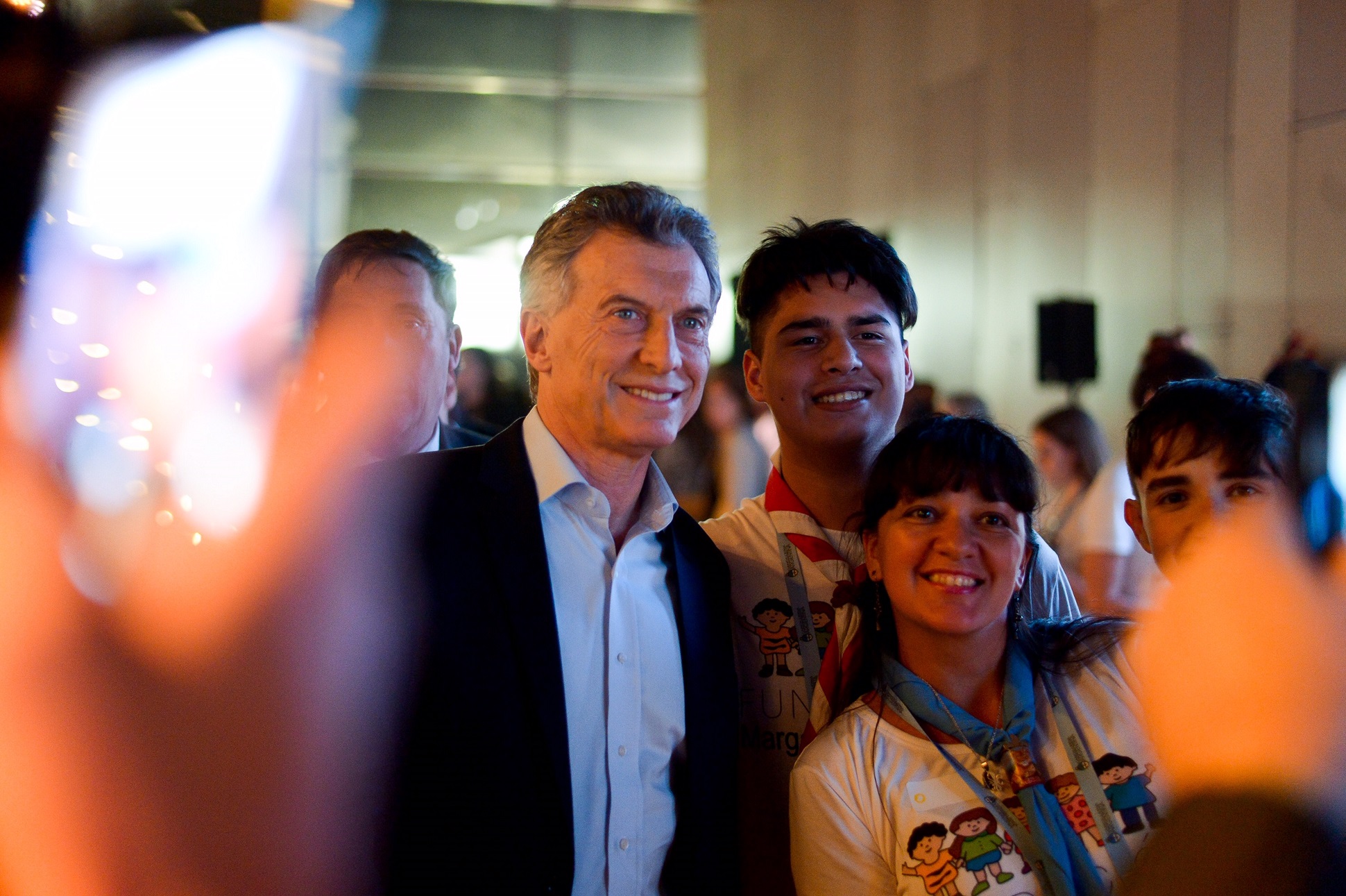 Macri concurrió a la cena anual de la Fundación Margarita Barrientos