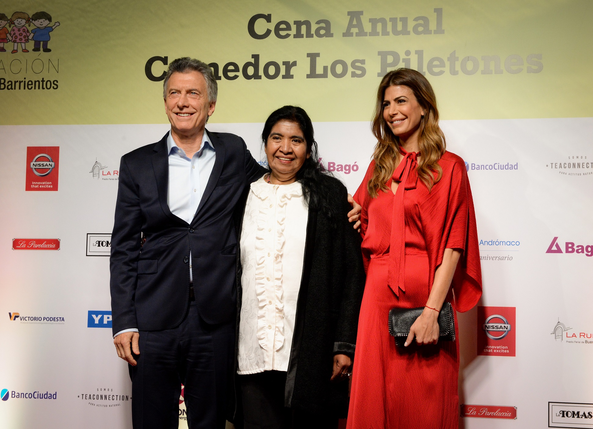 Awada y Macri asistieron a la cena anual de la Fundación de Margarita Barrientos