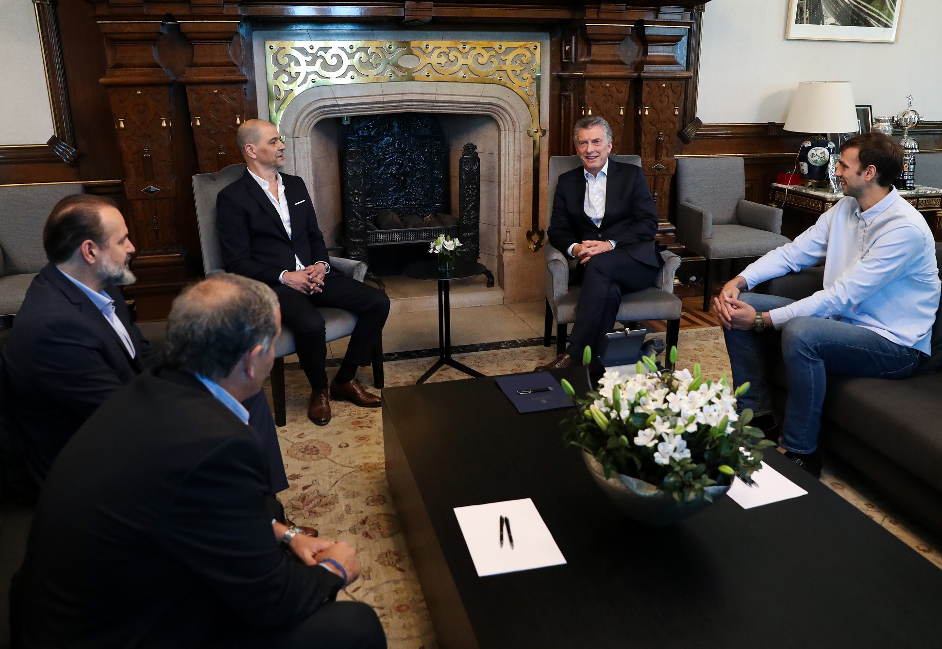 Macri recibió a integrantes de la Selección Argentina de Básquetbol subcampeona del Mundial de China