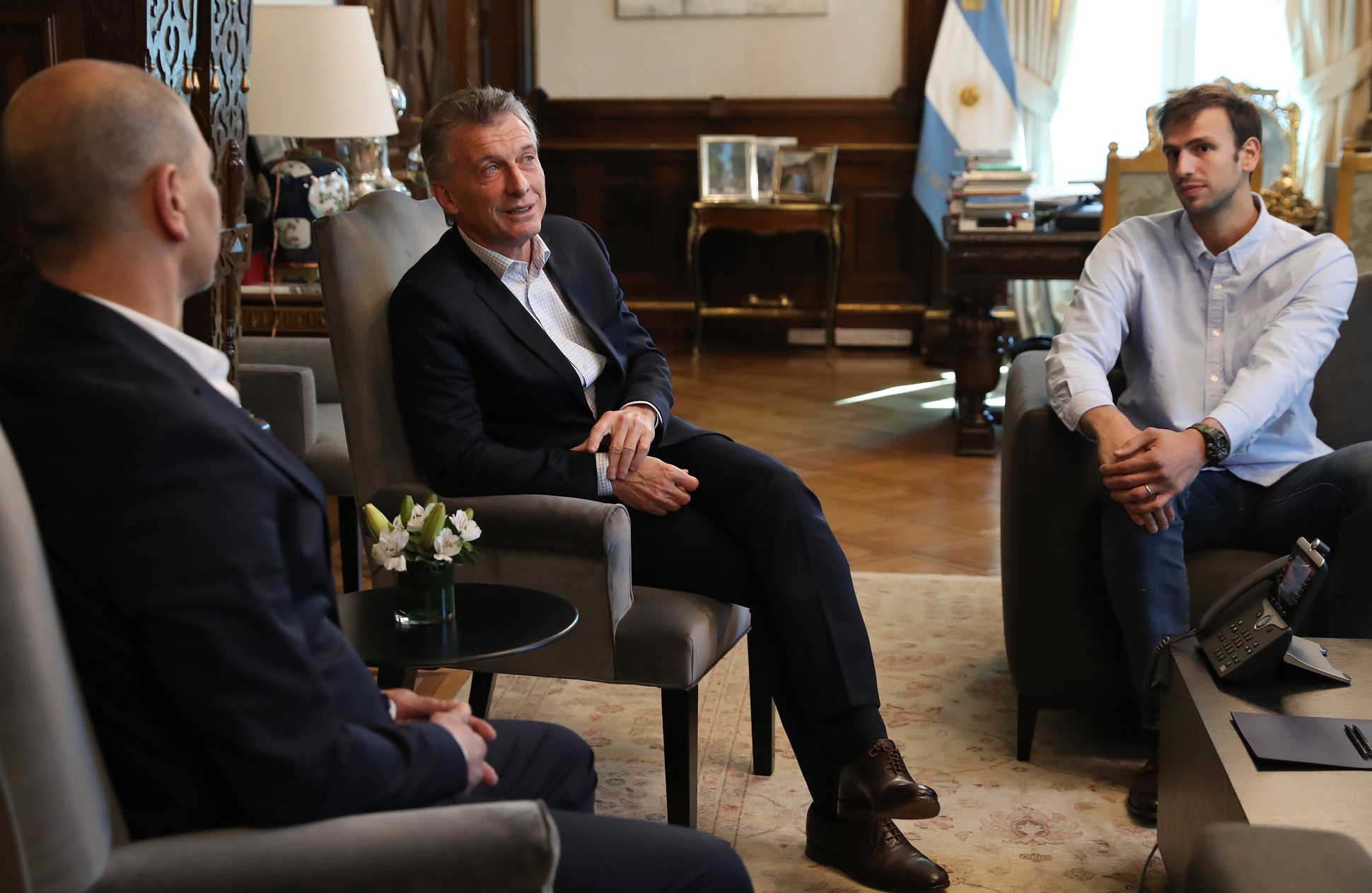 Macri recibió a integrantes de la Selección Argentina de Básquetbol subcampeona del Mundial de China