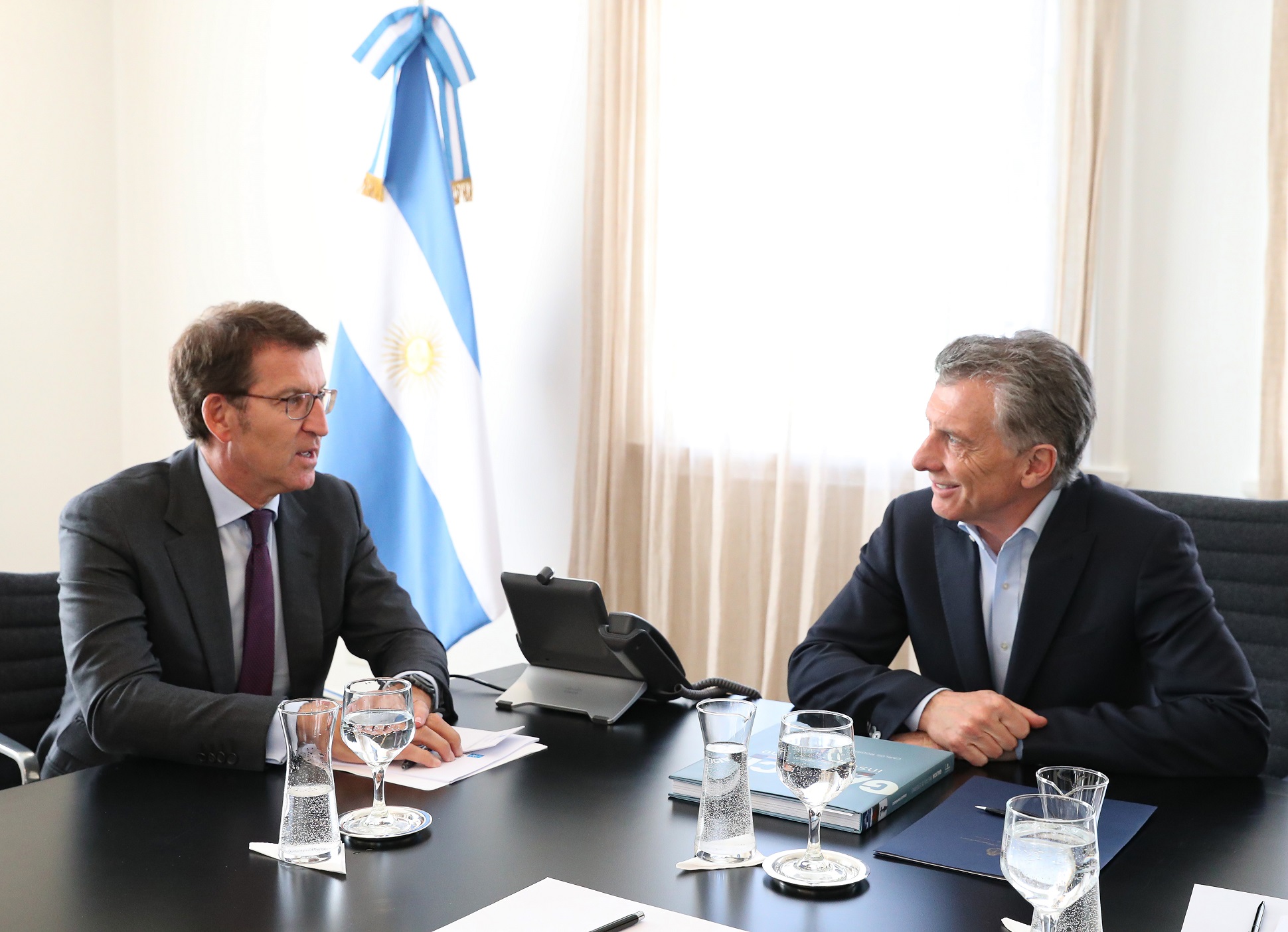 Macri recibió al presidente de la Xunta de Galicia, Alberto Núñez Feijóo