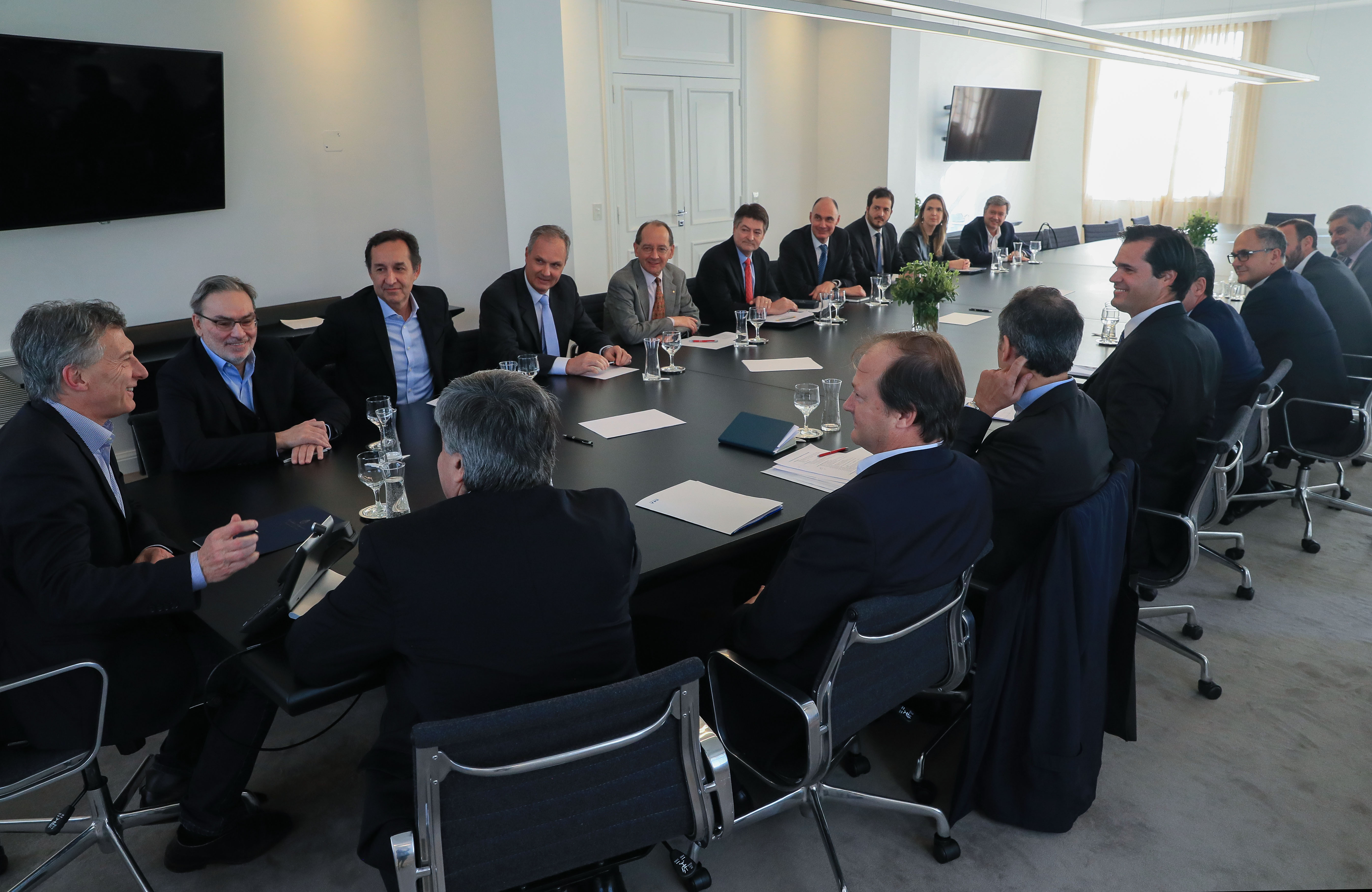 El presidente Macri recibió a integrantes de la Cámara Argentina de la Energía