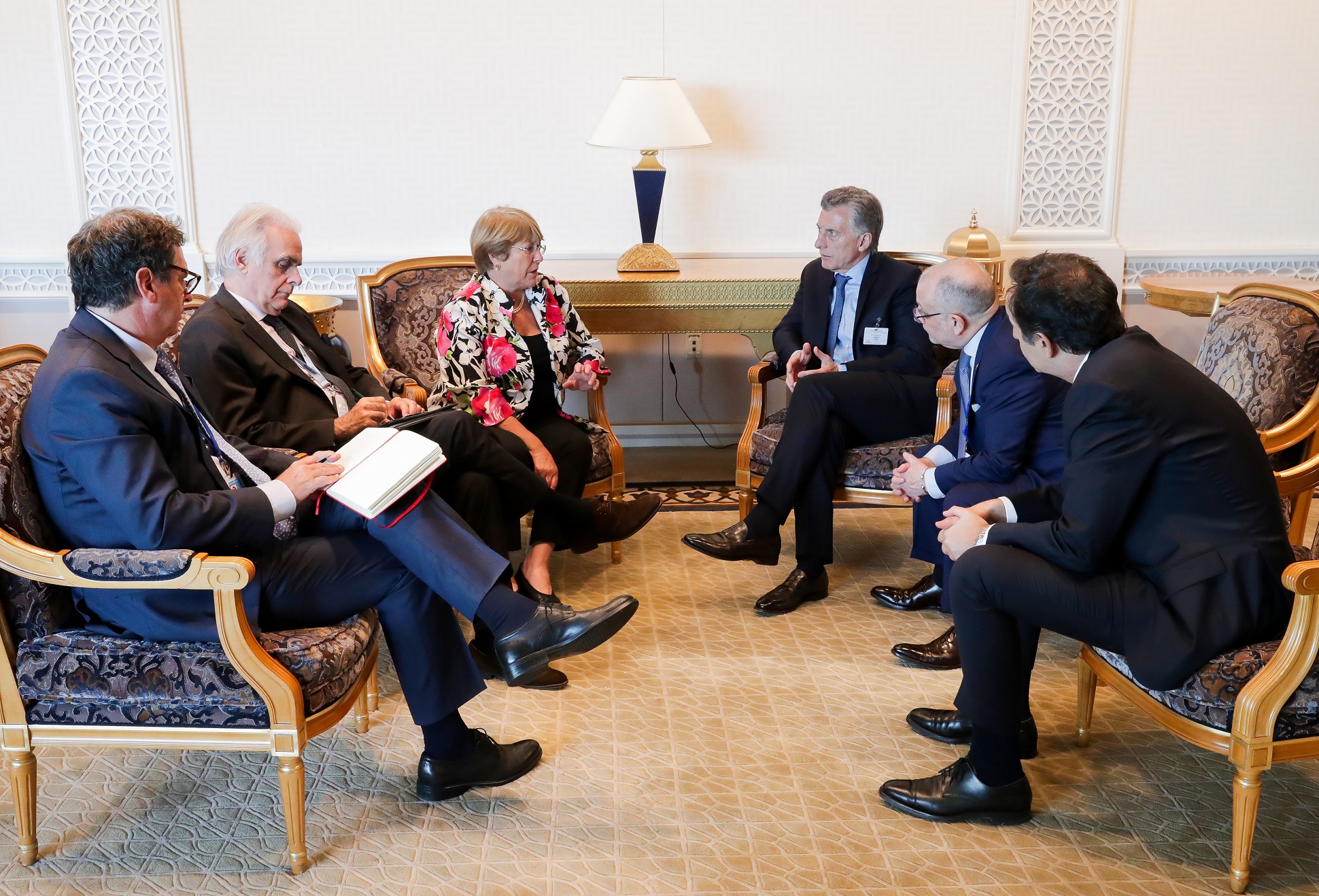 El presidente Macri se reunió con Bachelet
