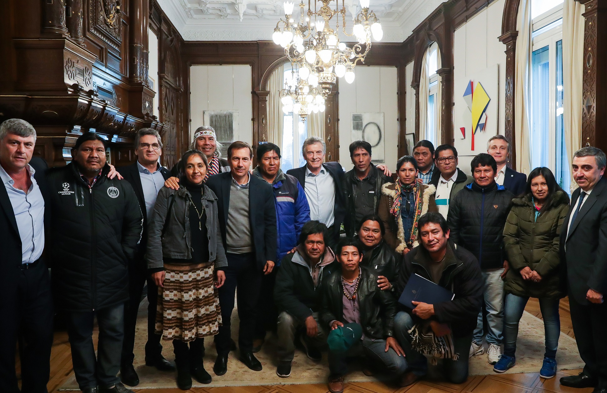 Macri recibió al titular del Consejo Consultivo y Participativo de Pueblos Indígenas