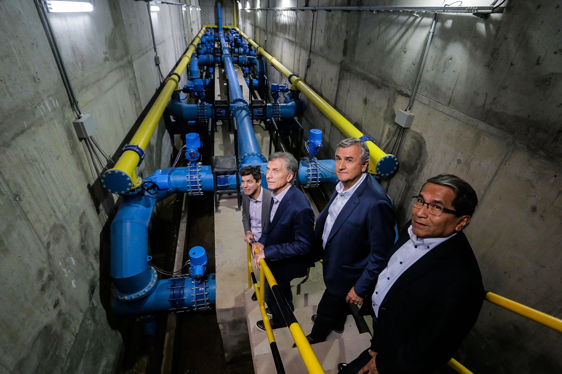 Macri inauguró la ampliación de la planta potabilizadora que abastece de agua a la capital de Jujuy