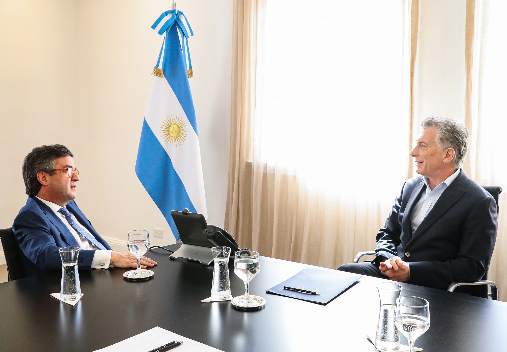 Macri recibió al presidente del Banco Interamericano de Desarrollo