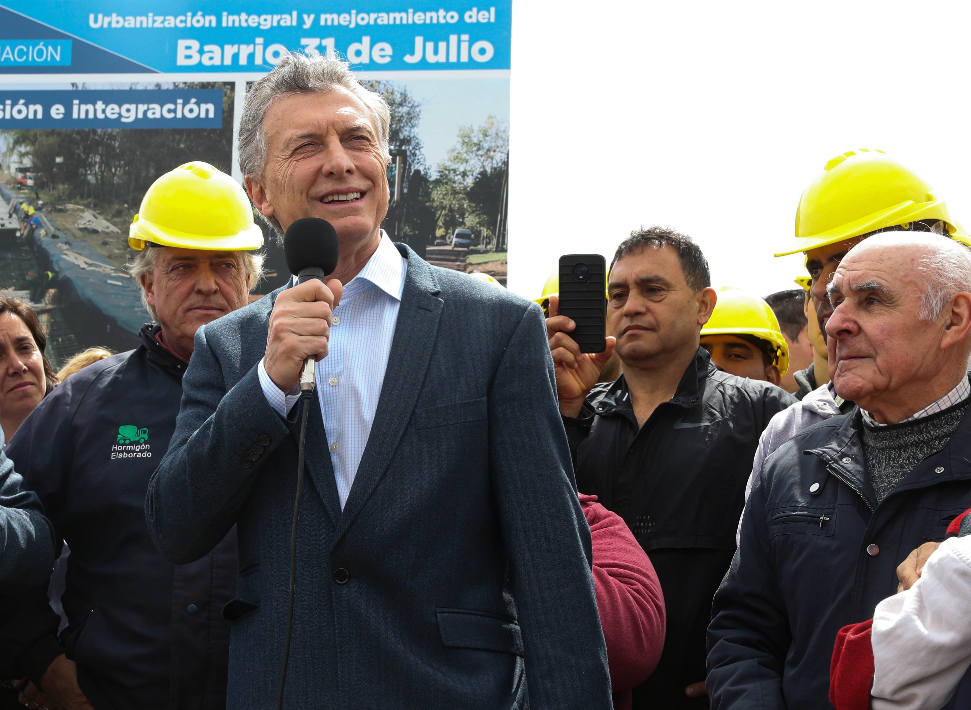 Macri encabezó el acto de inauguración de obras de urbanización en Saladillo