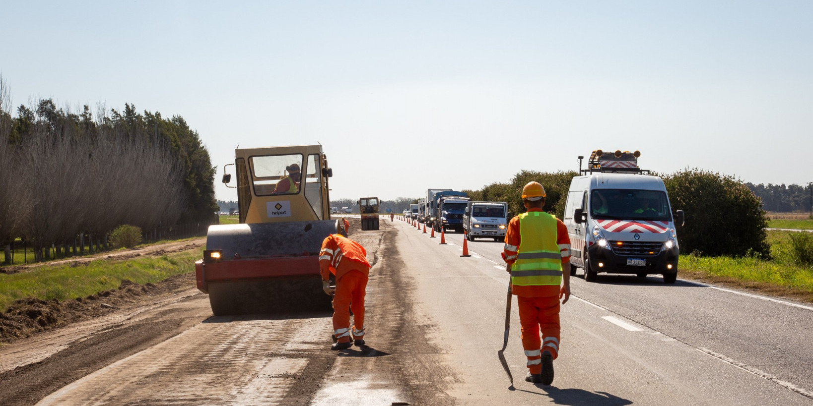 Comenzó la repavimentación del tramo más transitado en la Ruta Nacional 9