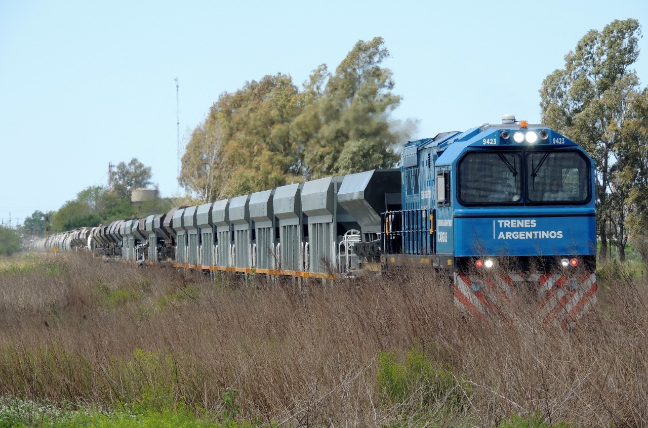 Trenes Argentinos Cargas transportó más de 600 mil toneladas en un mes