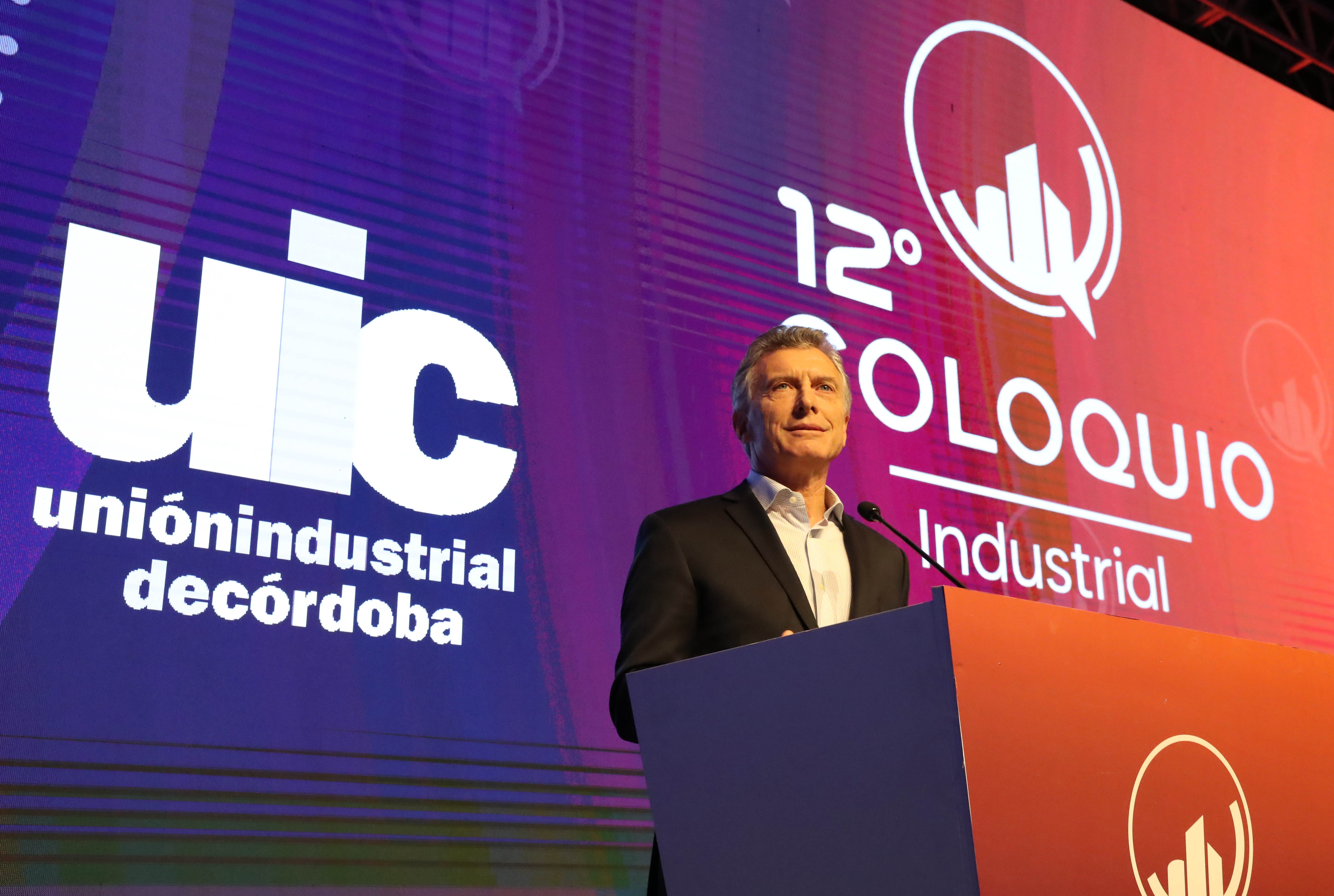 El presidente Macri expuso ante el Coloquio de la Unión Industrial de Córdoba 