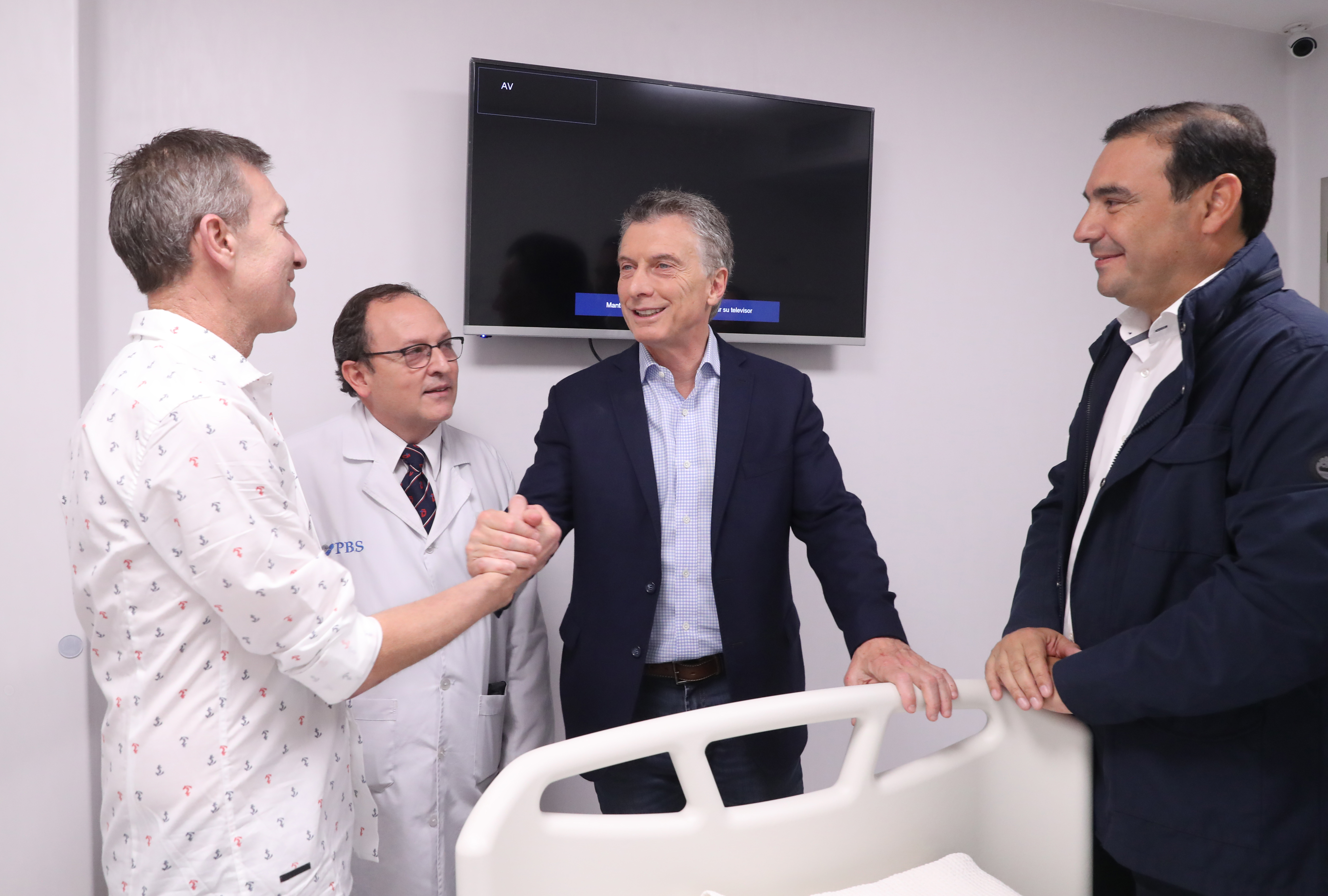 El presidente Macri visitó el Instituto de Cardiología de Corrientes