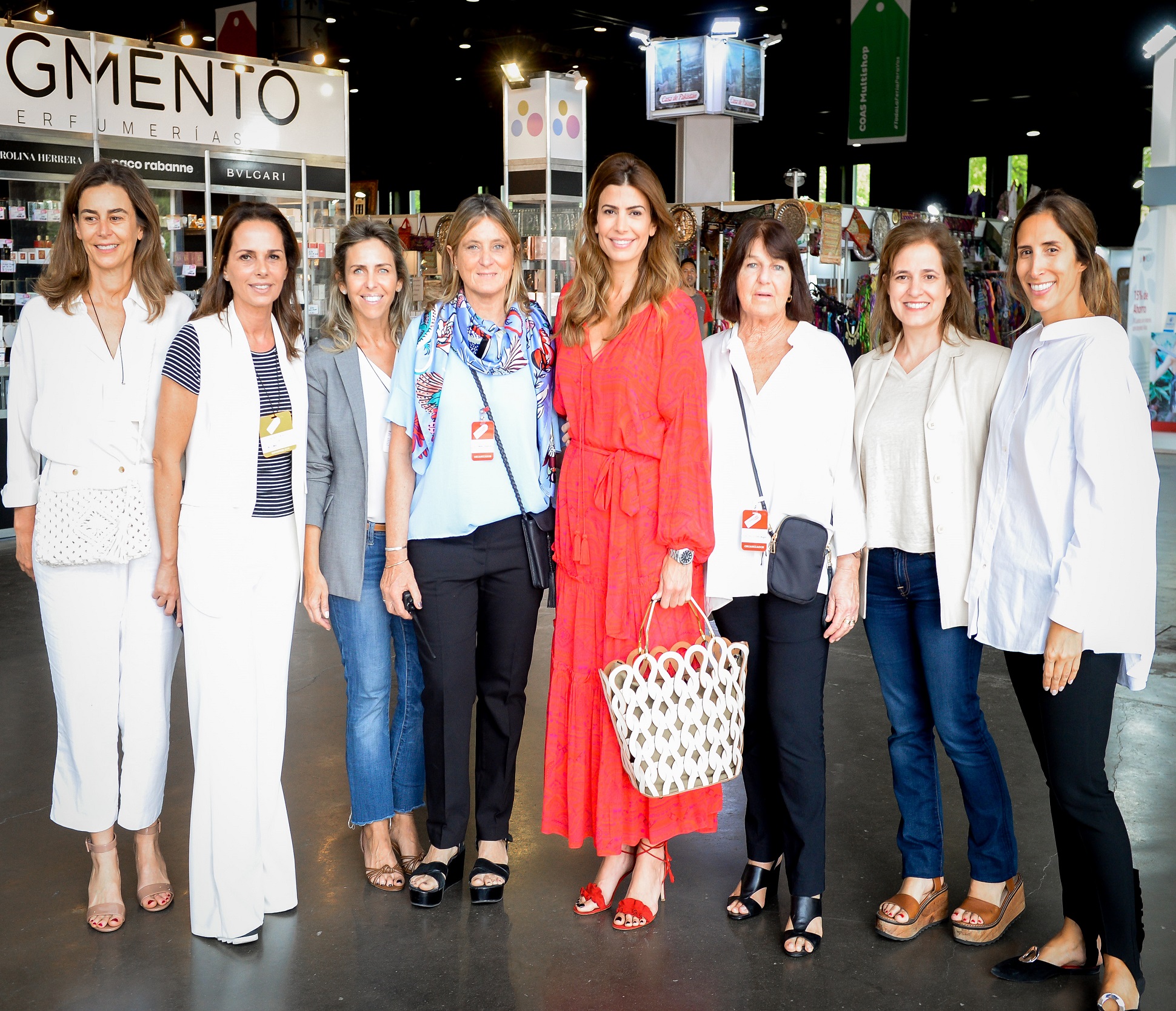 Juliana Awada visitó el stand de Construyendo en la Feria de las Naciones