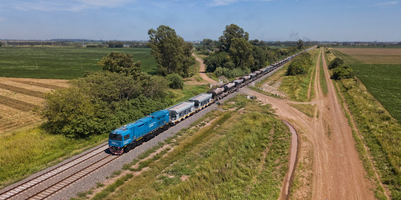 Se duplicó la cantidad de toneladas transportadas por el ferrocarril San Martín Cargas