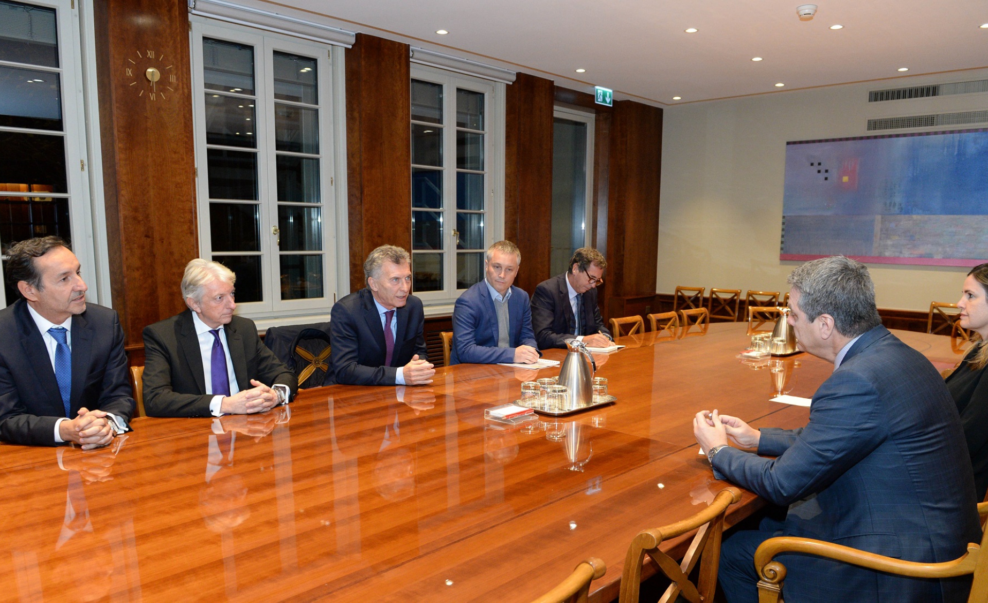 Macri meets Red Cross and WTO leaders in Switzerland