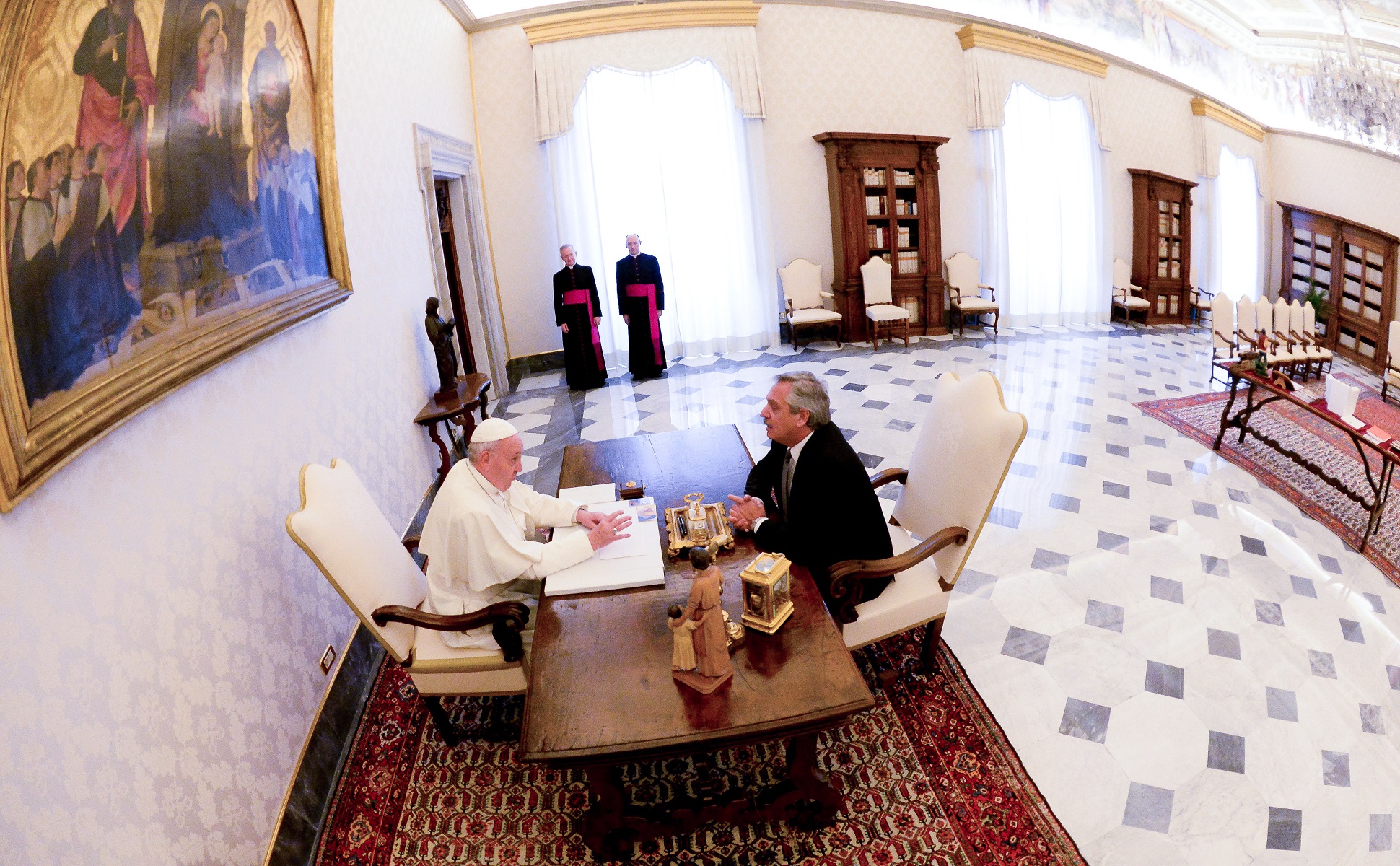 El Presidente se reuni&oacute; con el Papa en el Vaticano
