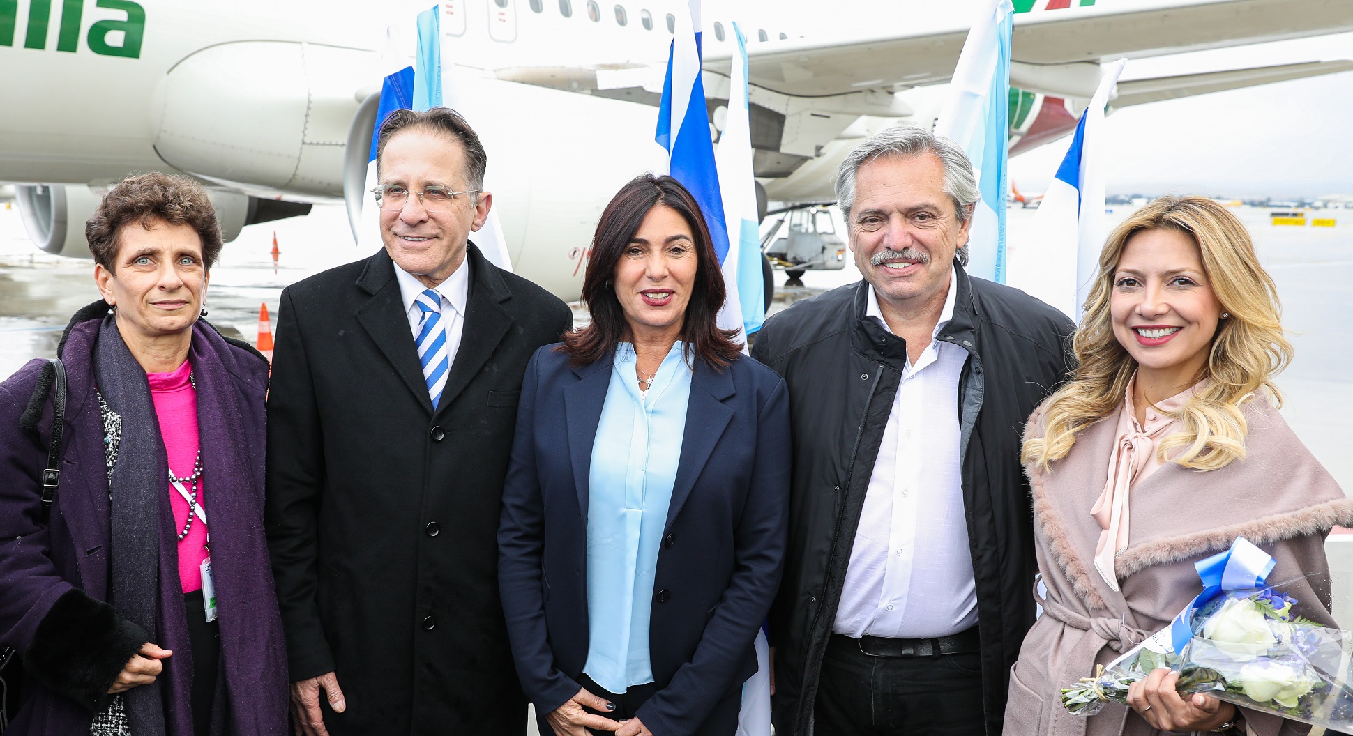 El presidente Alberto Fernández llegó a Israel