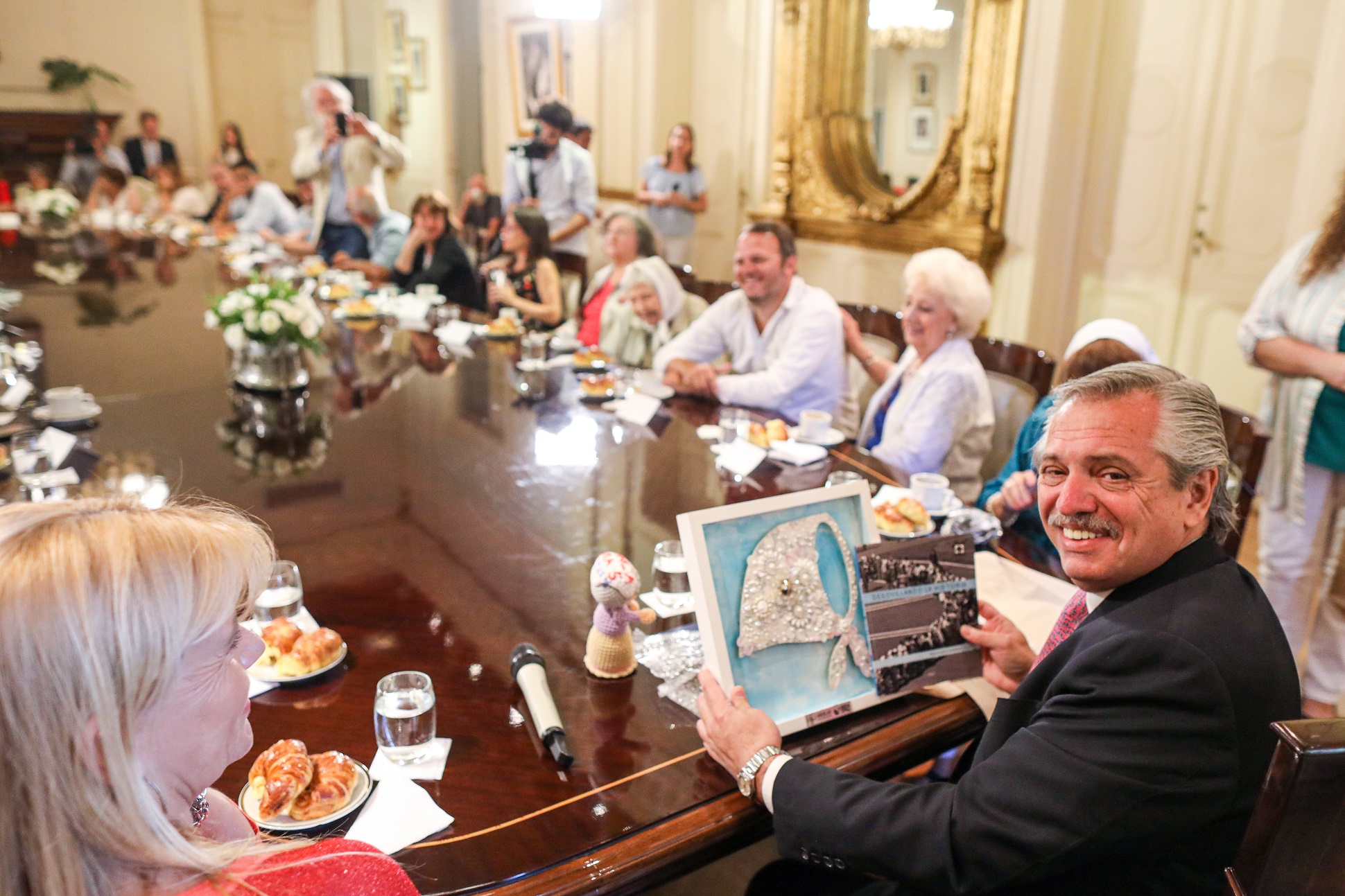 El Presidente se reunió con representantes de organismos de derechos humanos