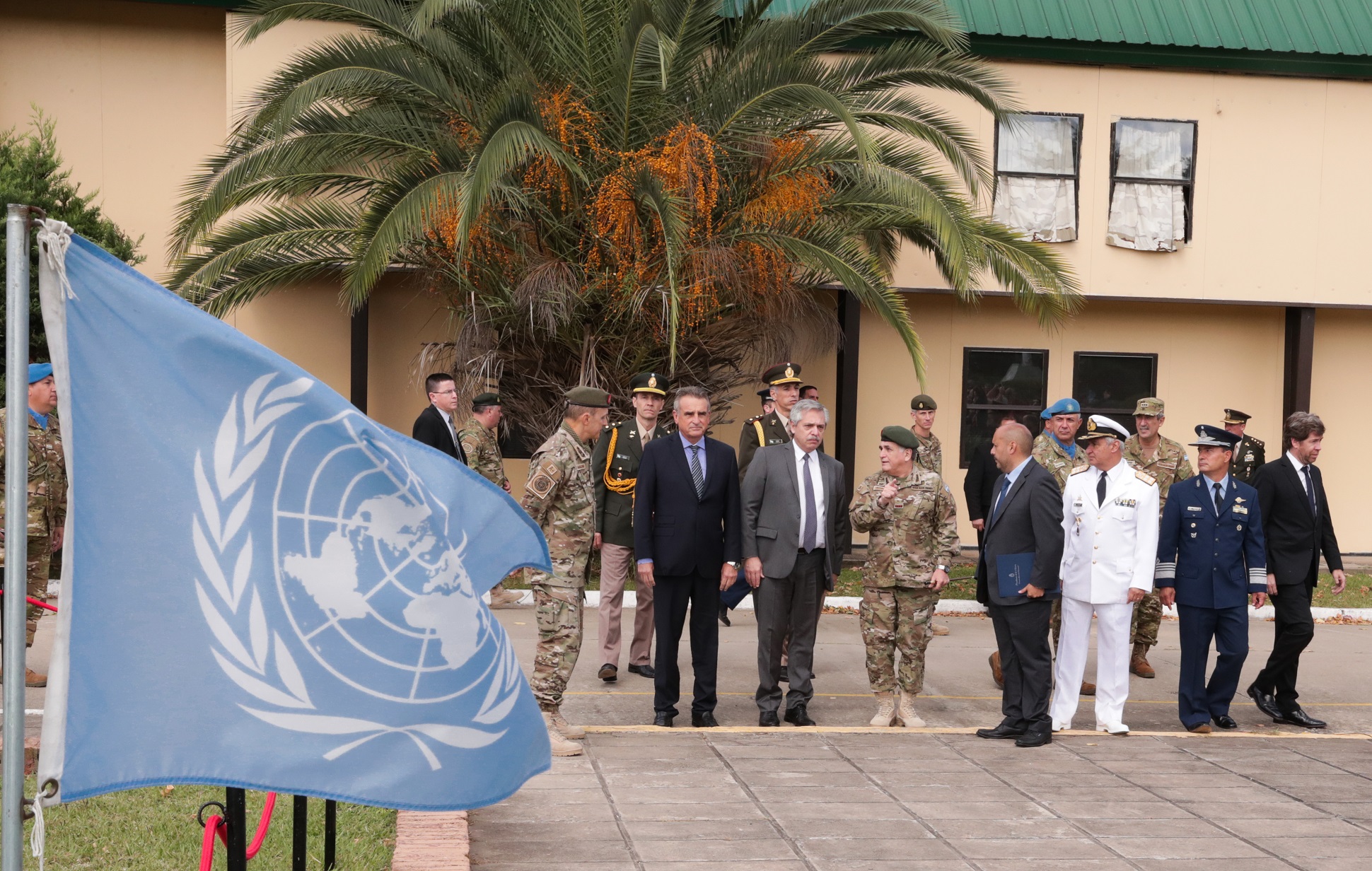 El presidente Alberto Fernández despidió al contingente que participará de la misión de paz de la ONU en Chipre