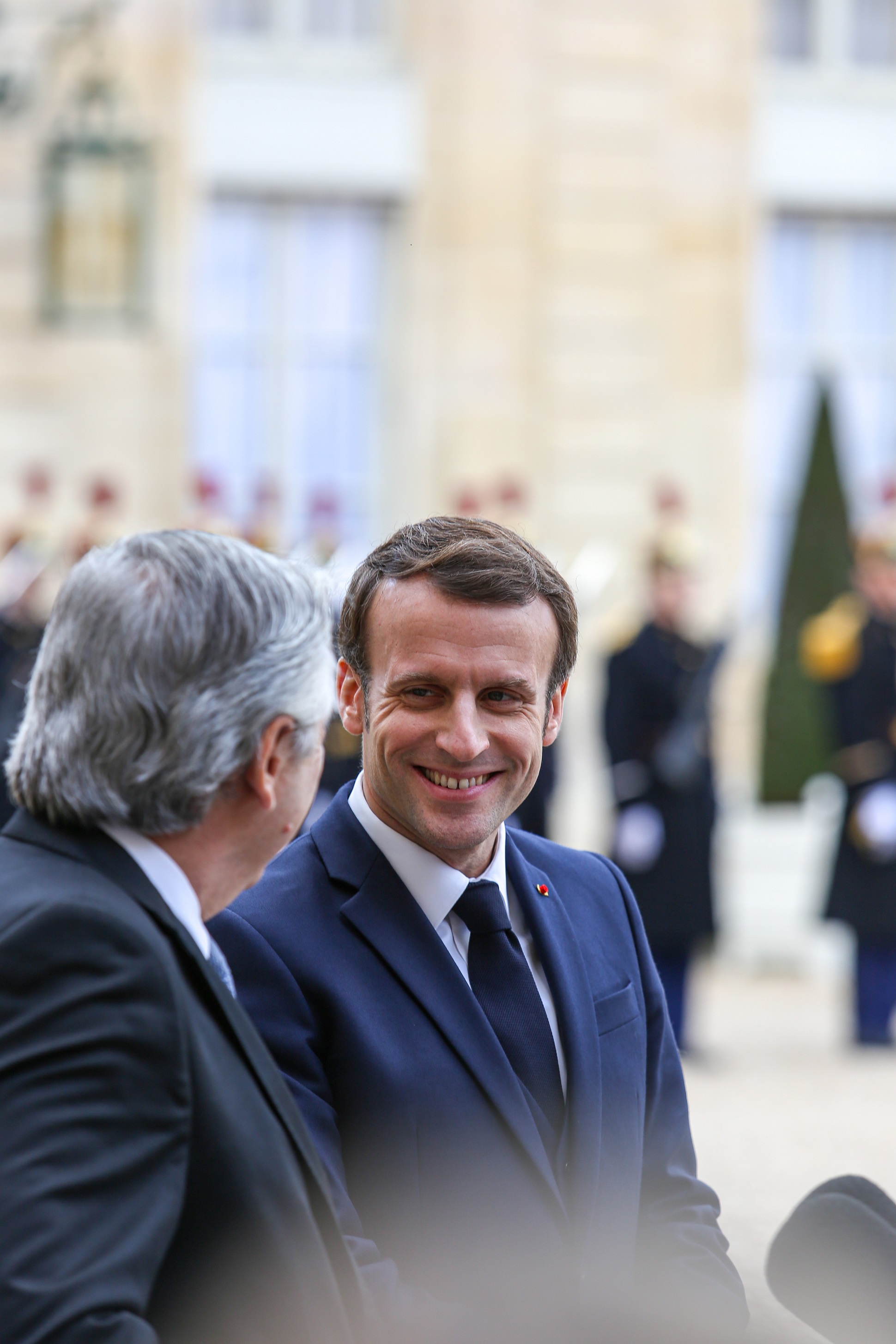 El presidente Alberto Fernández se reunió con el presidente de Francia, Emmanuel Macron