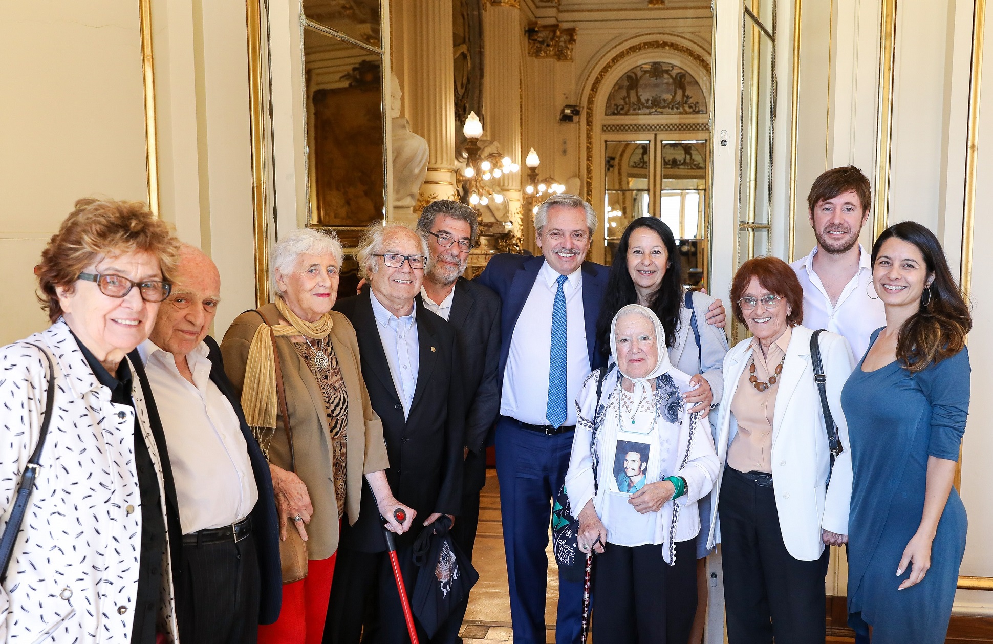 El Presidente recibió a representantes de organismos de Derechos Humanos