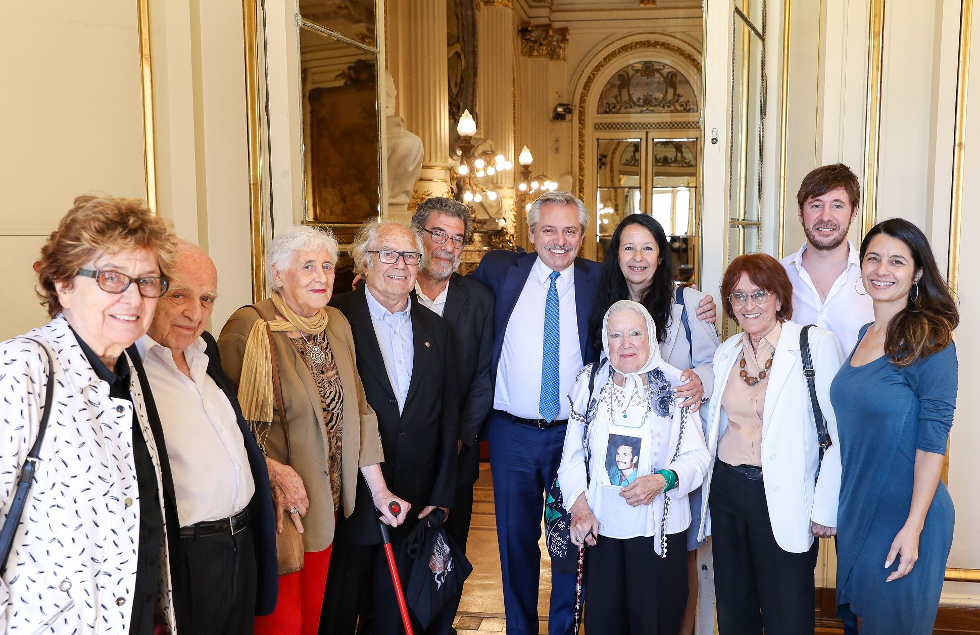 El Presidente recibió a representantes de organismos de Derechos Humanos