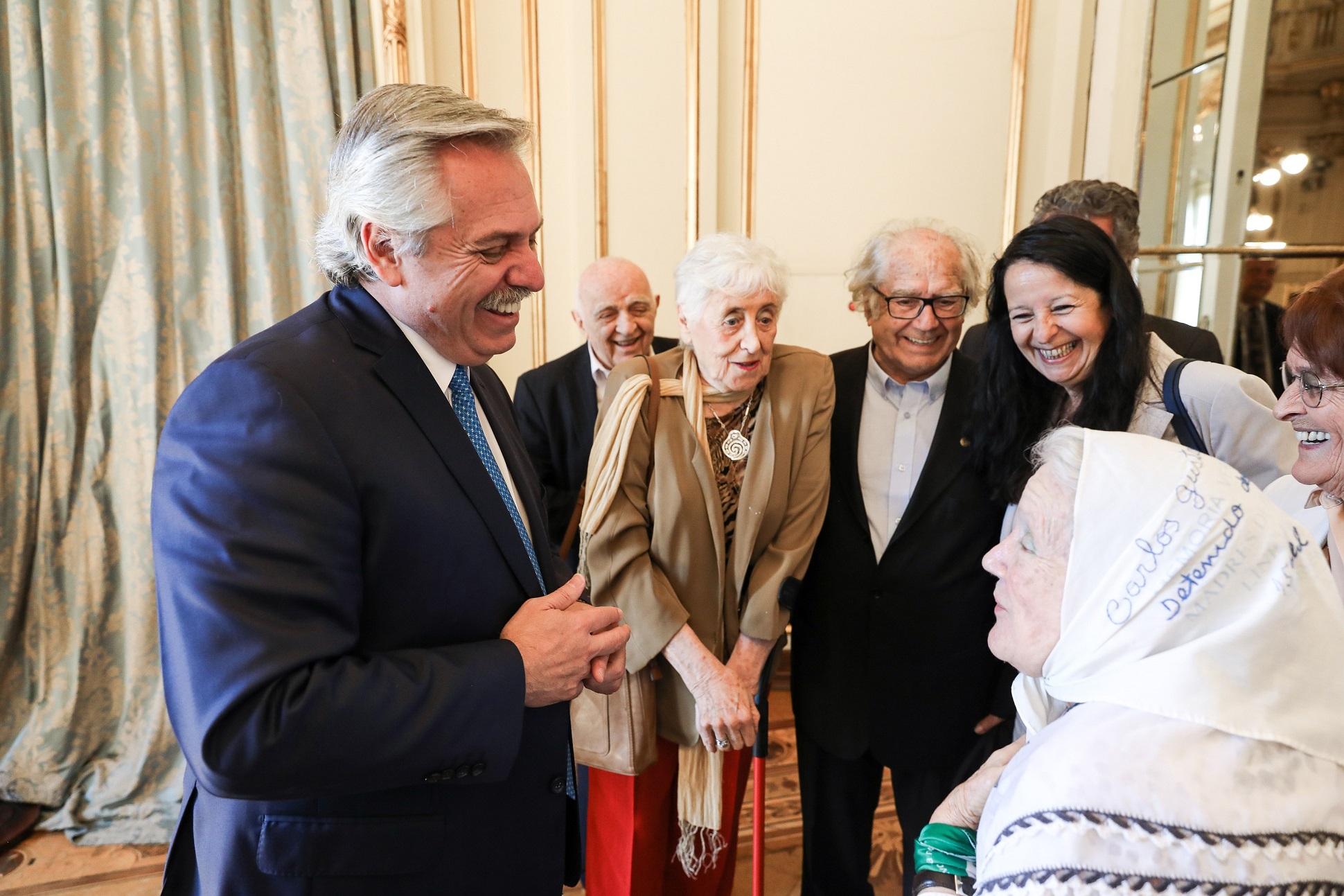 El Presidente recibió a representantes de organismos de Derechos Humanos