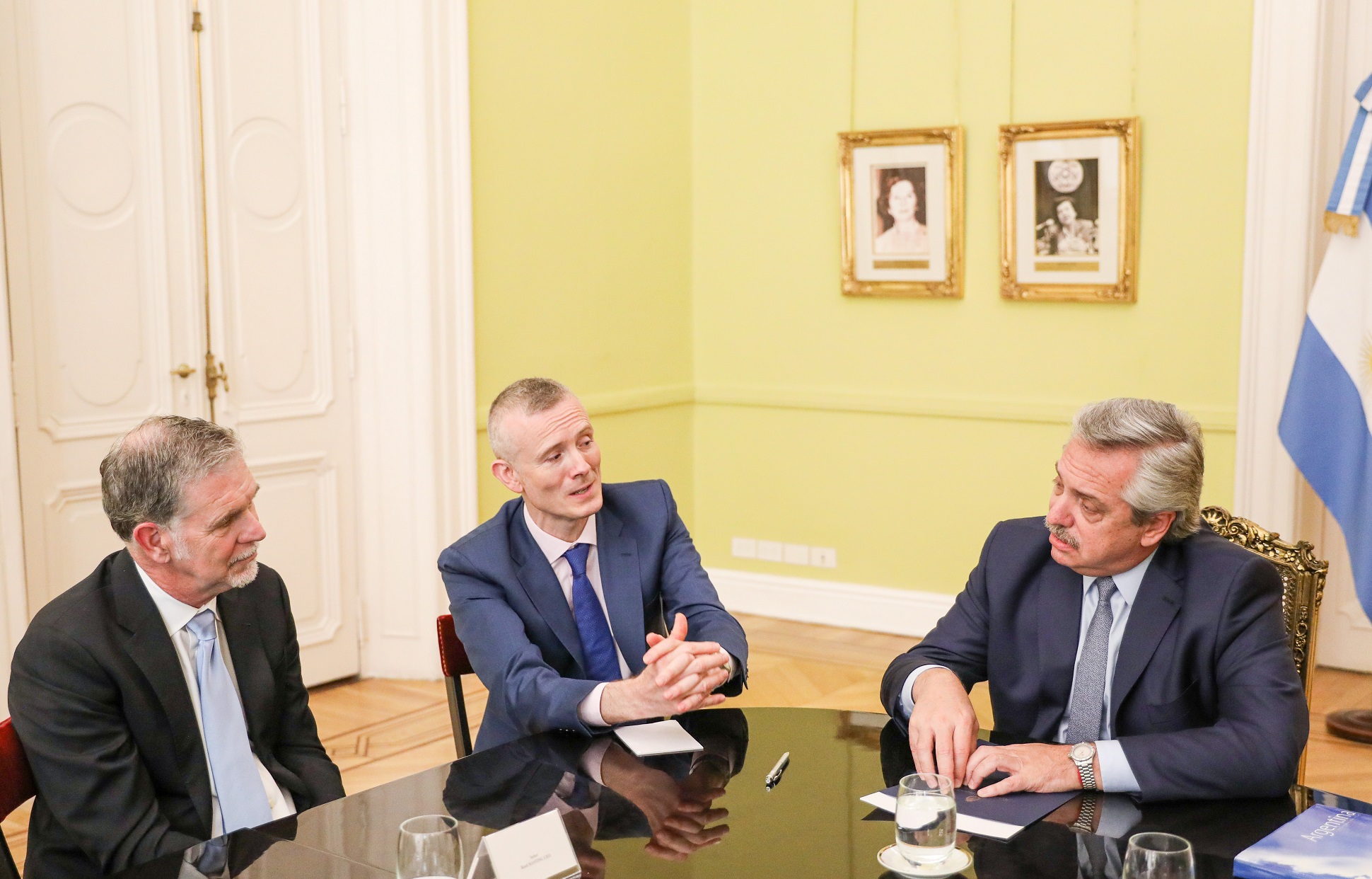 El presidente Alberto Fernández se reunió con el director ejecutivo de Netflix