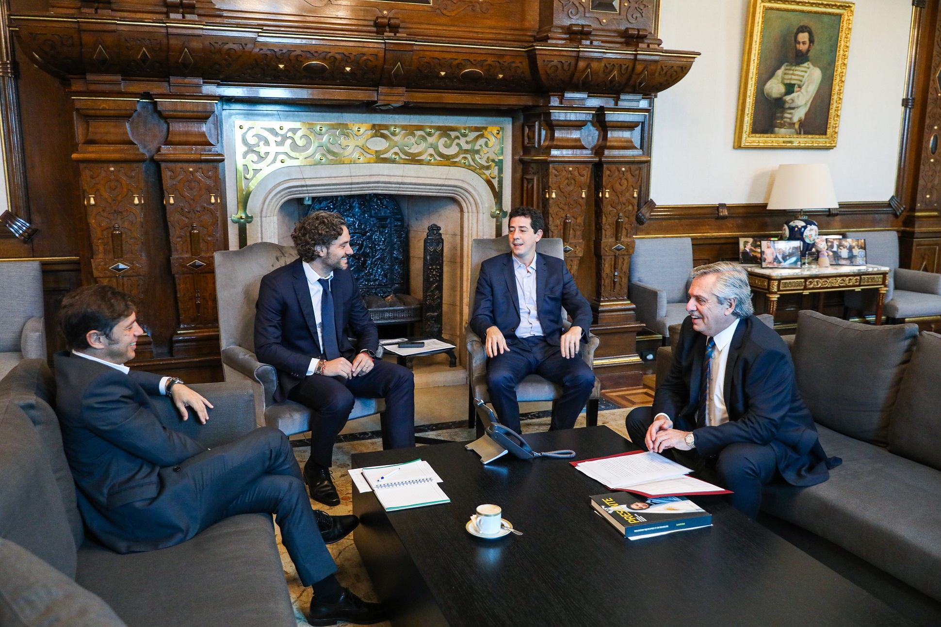 El Presidente recibió al gobernador de la provincia de Buenos Aires
