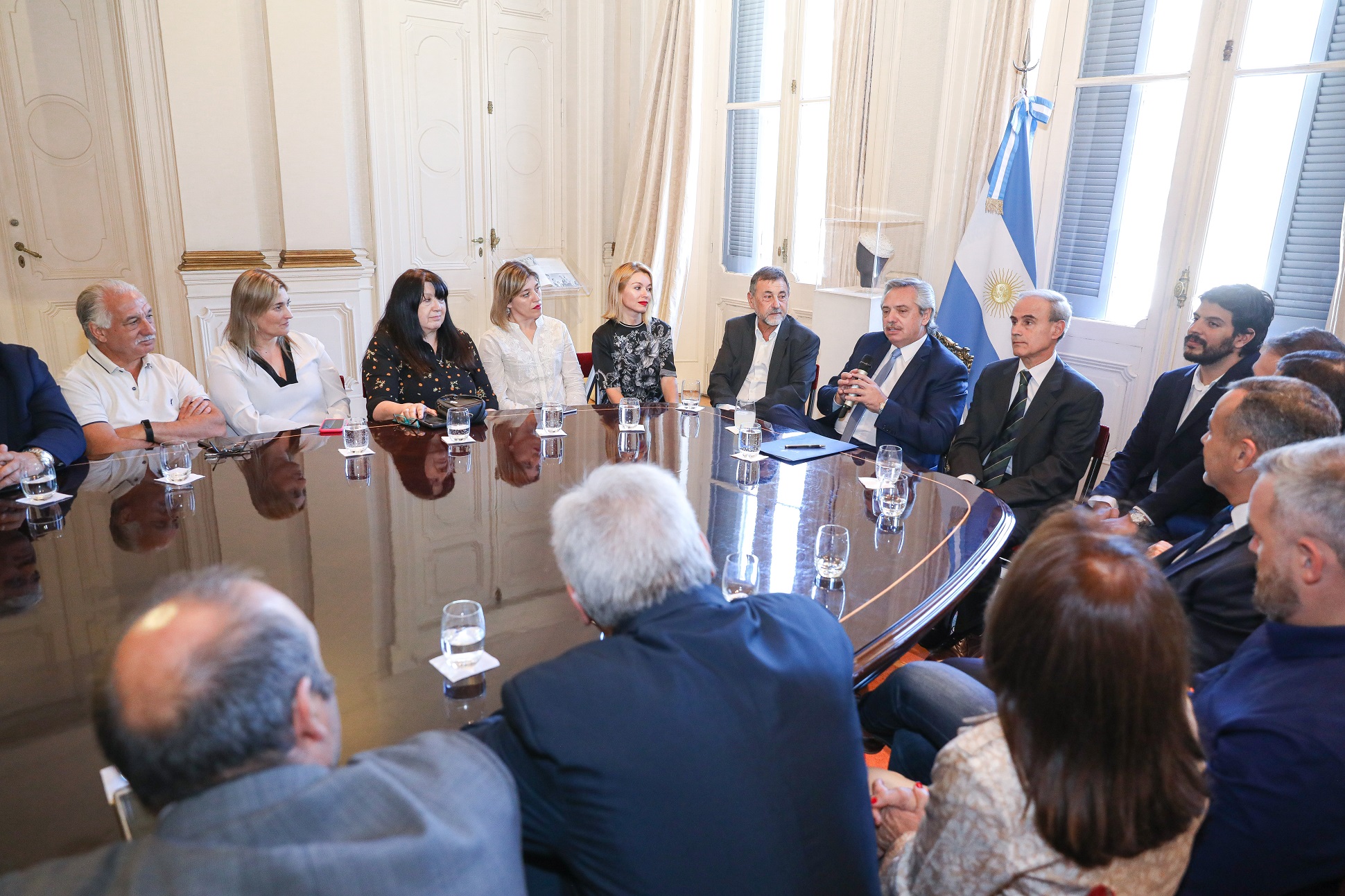 El presidente Alberto Fernández recibió a legisladores e intendentes de Córdoba