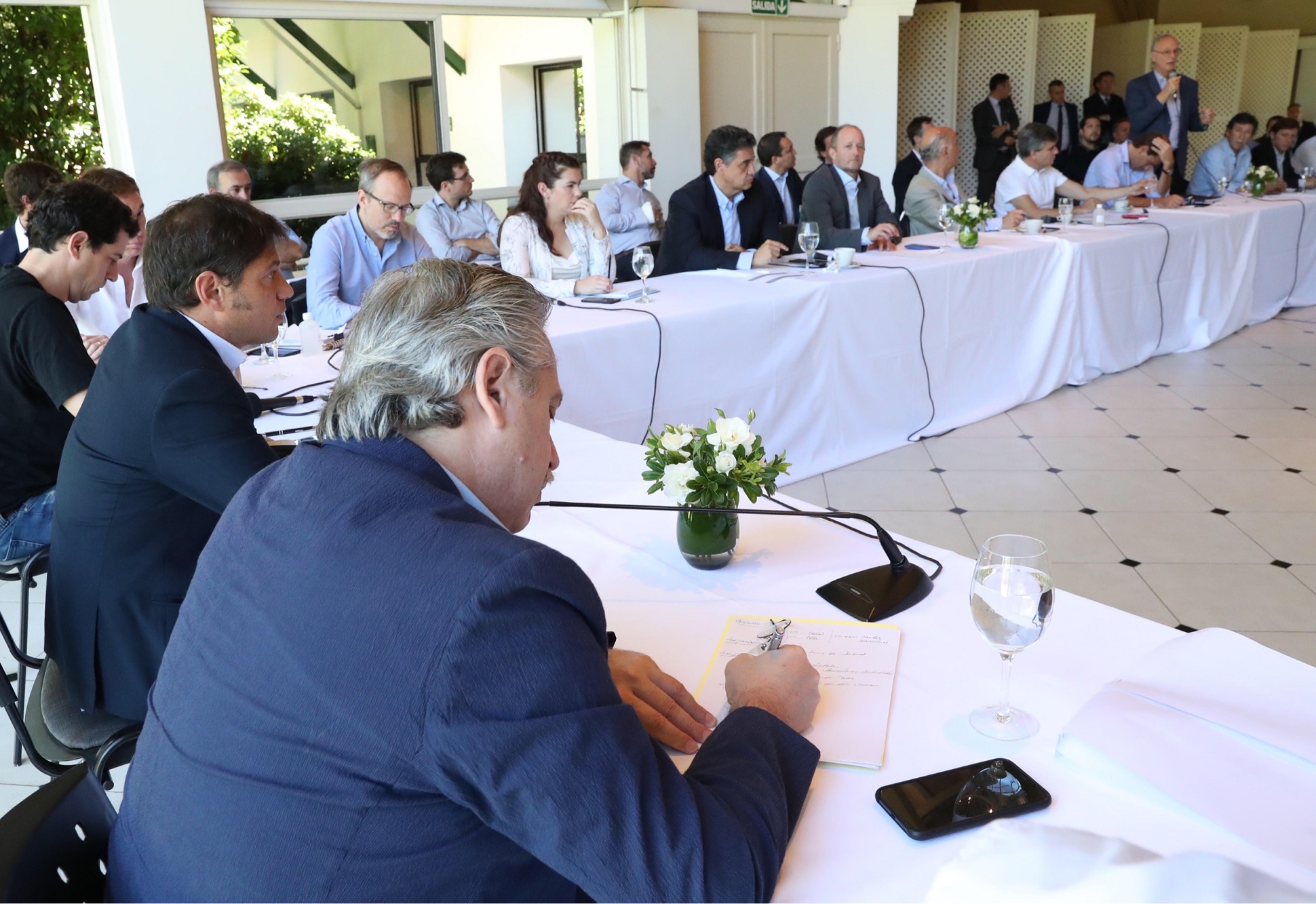El Presidente recibi&oacute; a los intendentes del &Aacute;rea Metropolitana de Buenos Aires