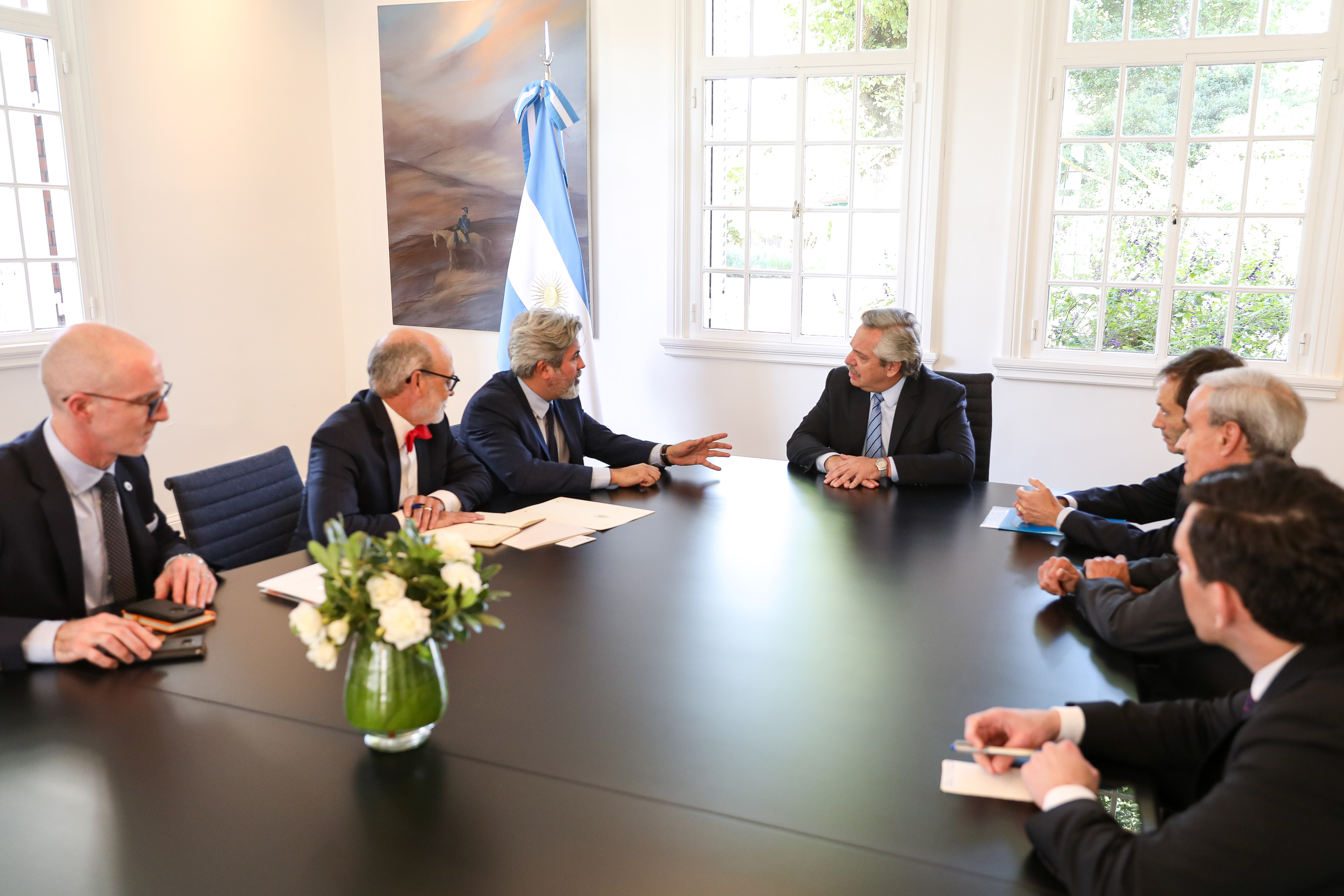 El Presidente recibió al líder del Gobierno de Canadá en la Cámara de los Comunes, Pablo Rodríguez