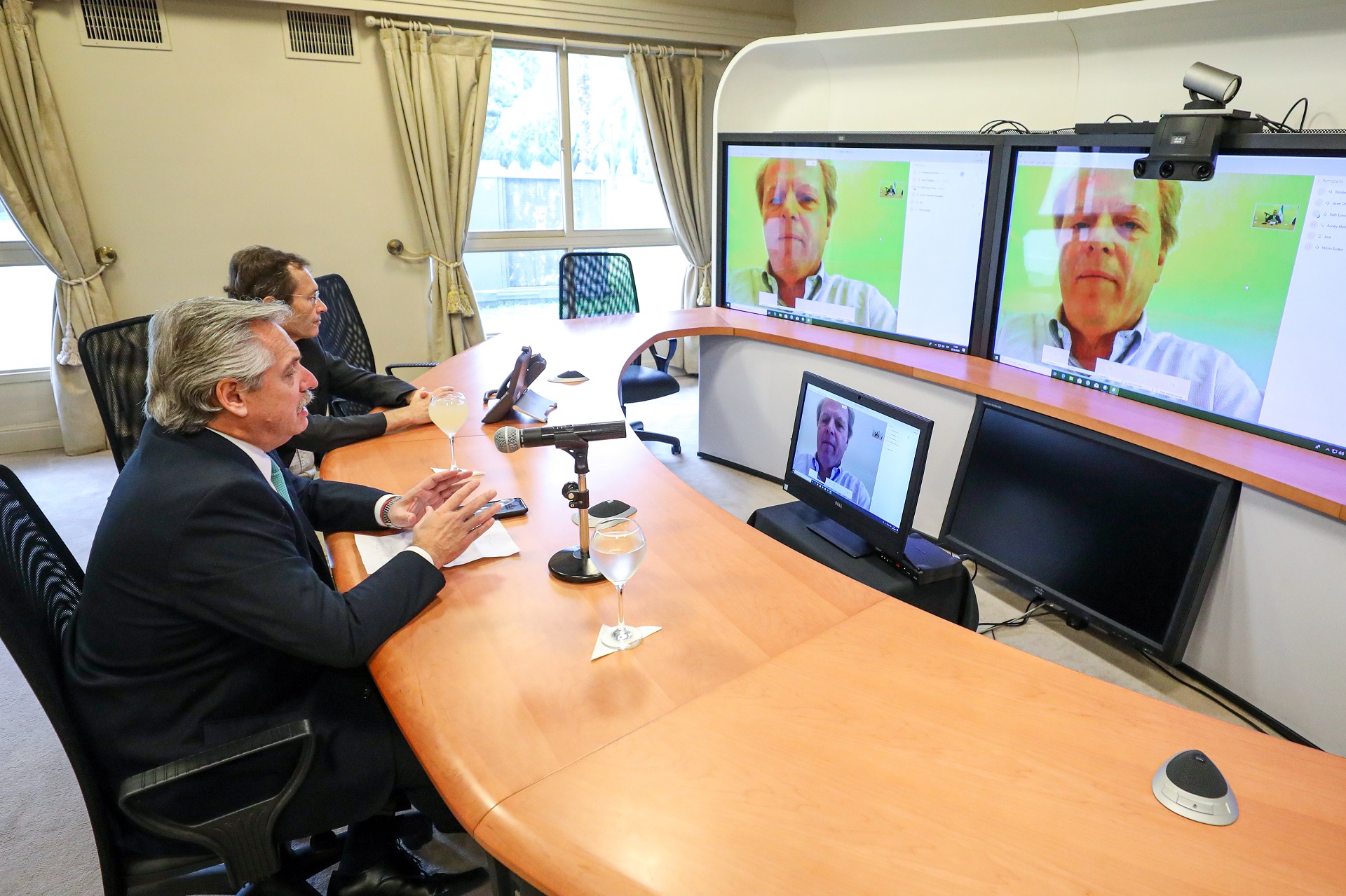 El presidente Alberto Fernández recibió el apoyo del Banco Mundial