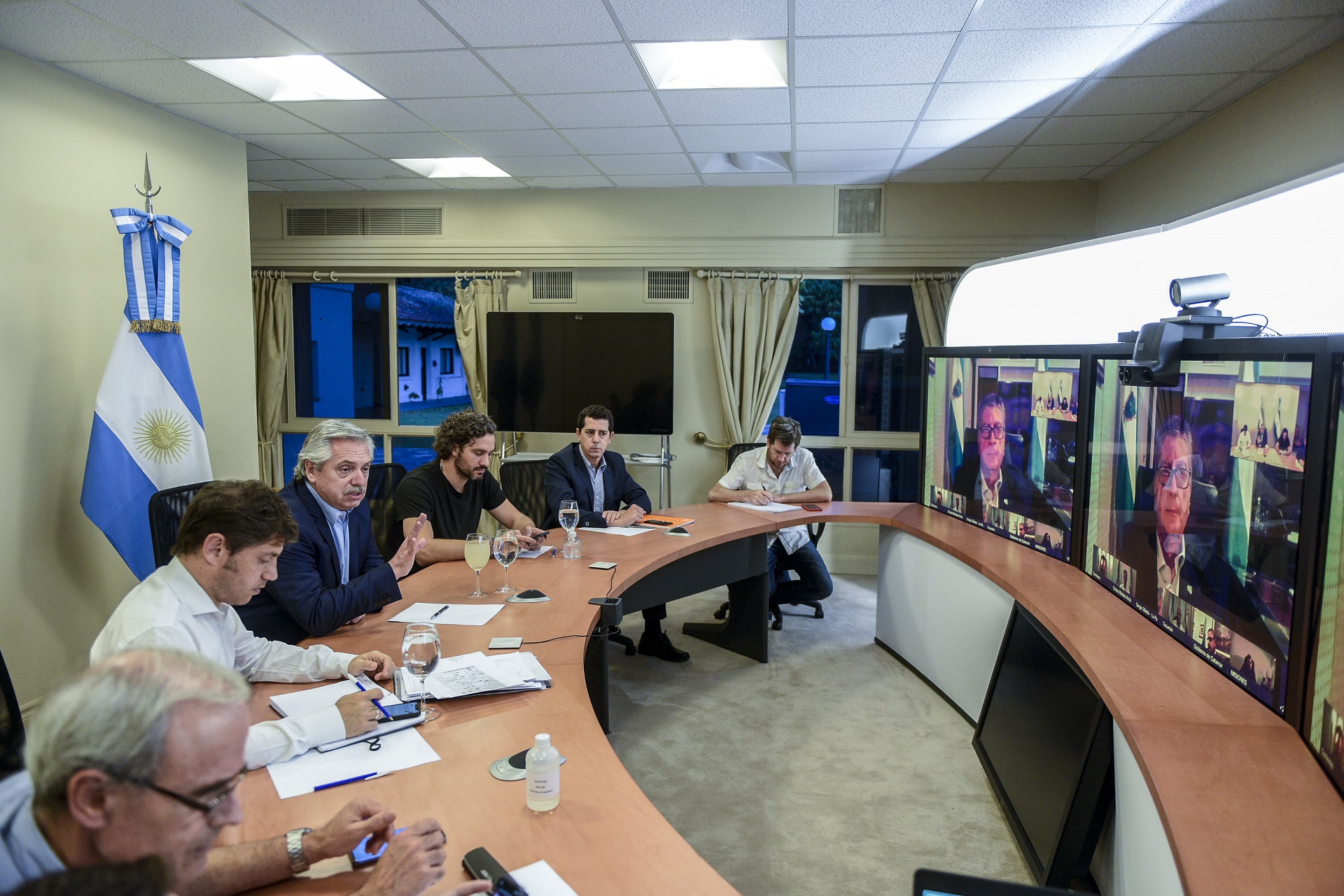 Coronavirus COVID-19: El presidente Alberto Fernández mantuvo una videoconferencia con los gobernadores