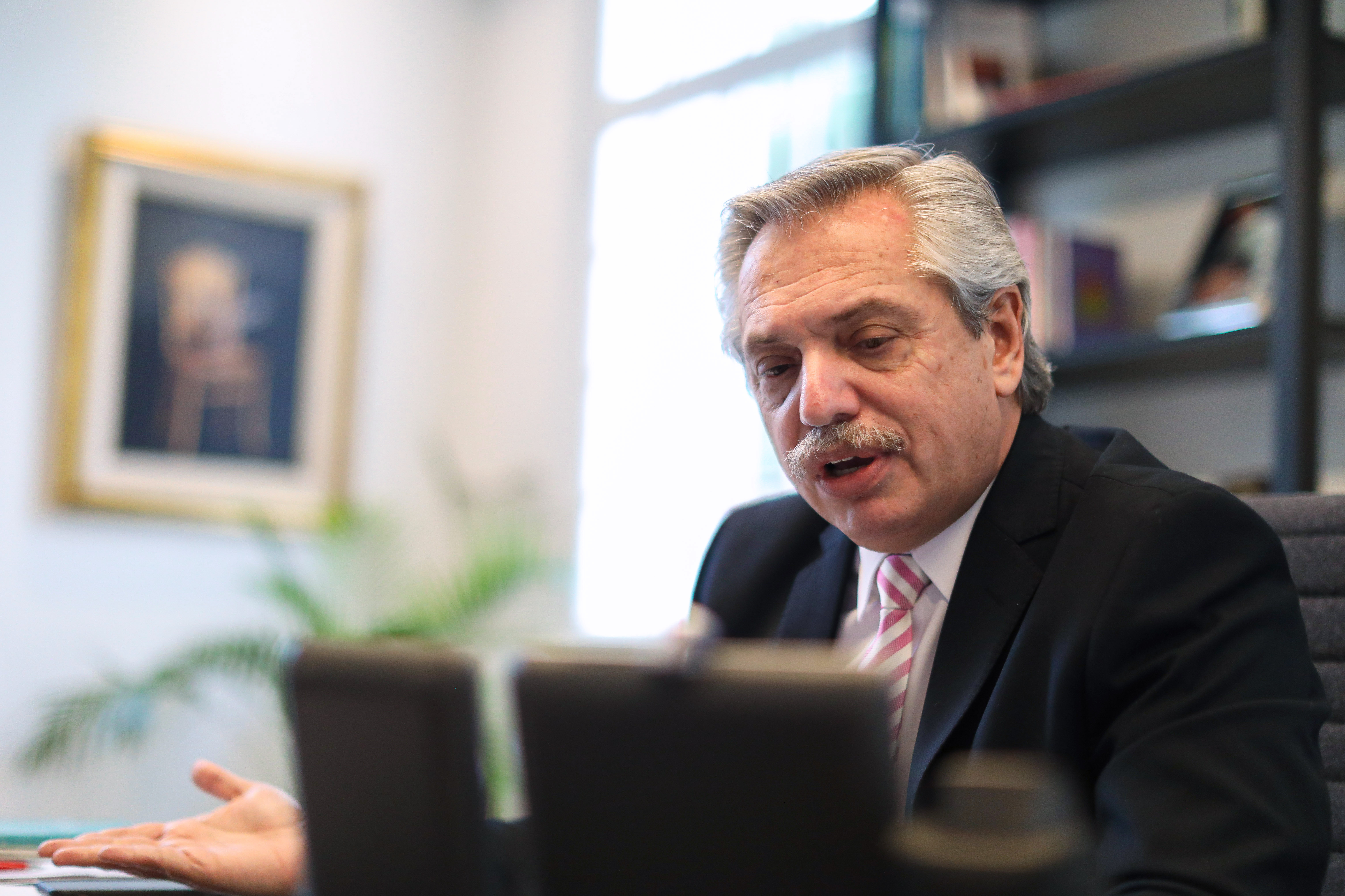 El presidente Alberto Fernández mantuvo una comunicación telefónica con su par chileno, Sebastián Piñera