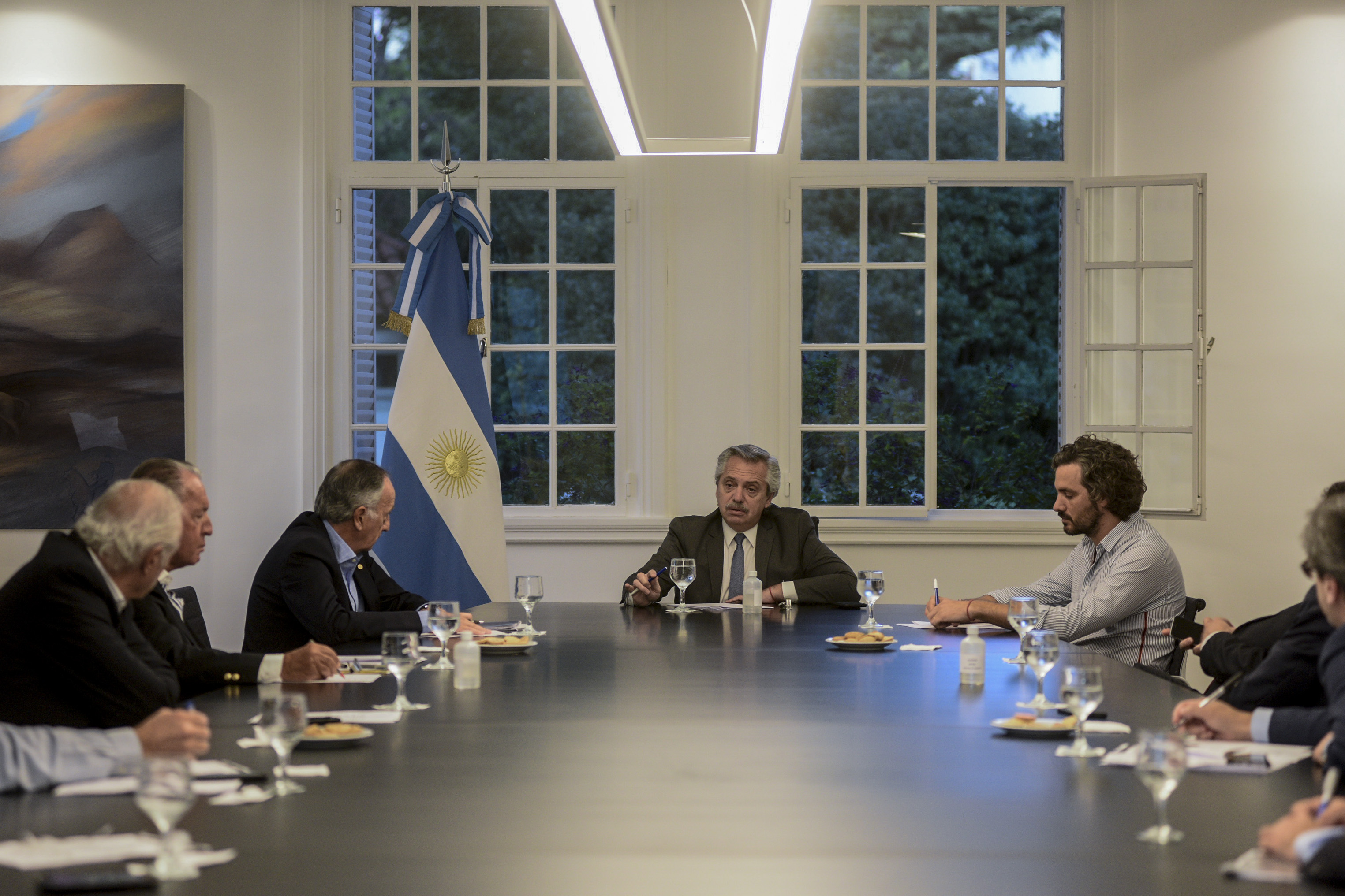 El Presidente se reunió en Olivos con empresarios de la Unión Industrial Argentina
