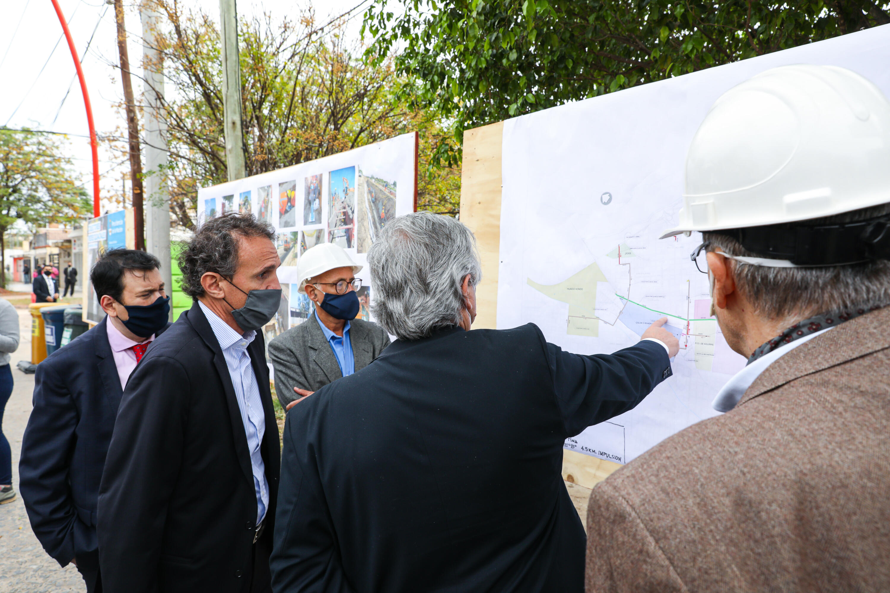 El Presidente visitó Santiago del Estero en su primer recorrido por el interior del país desde el aislamiento social