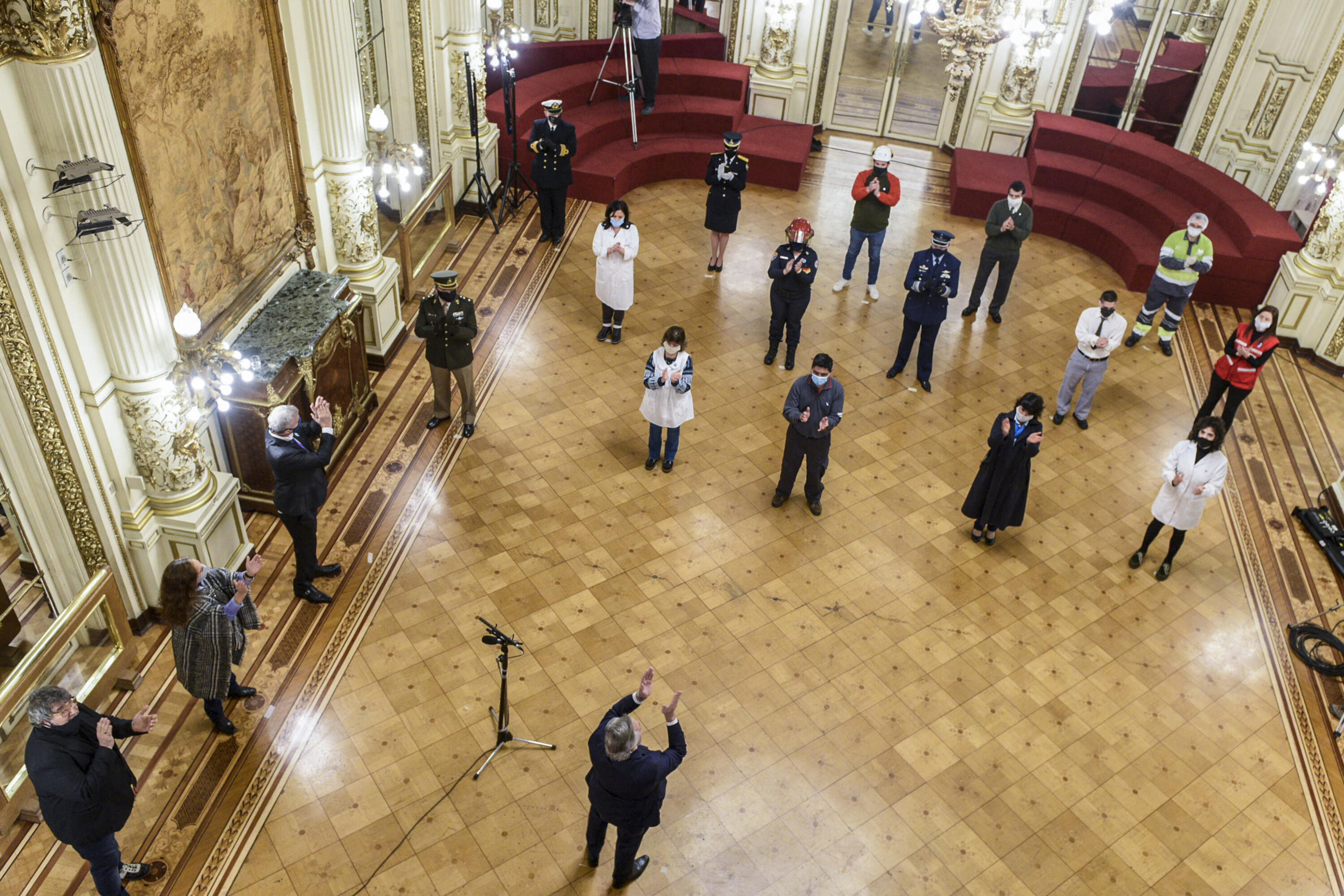 El presidente Alberto Fern&aacute;ndez particip&oacute; de la conmemoraci&oacute;n del 25 de mayo en Casa Rosada